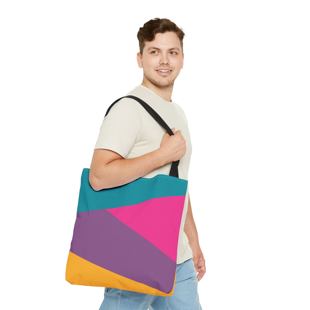 Colorblock Tote Bag