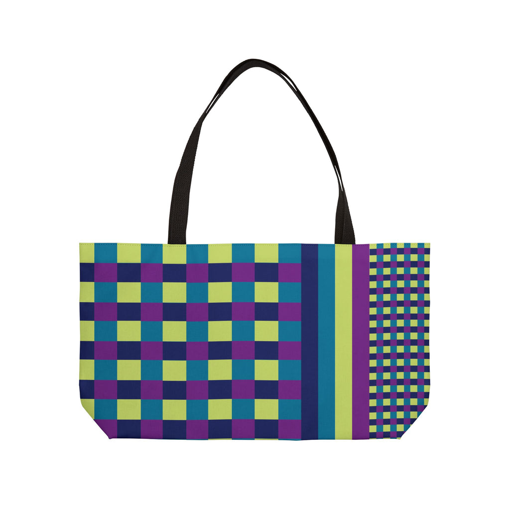 Colorblock Tote Bag