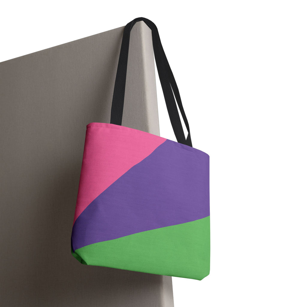 Colorblock Tote Bag