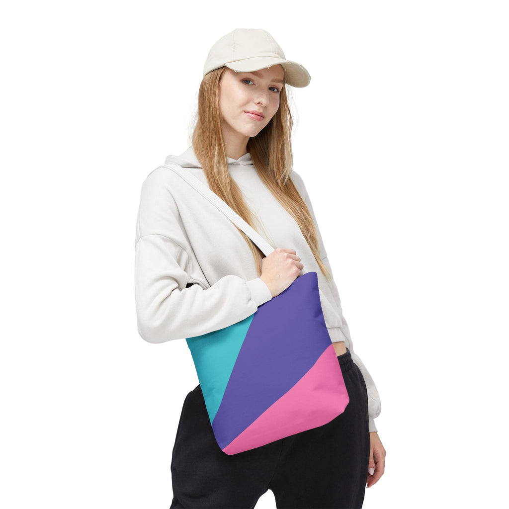 Colorblock Tote Bag