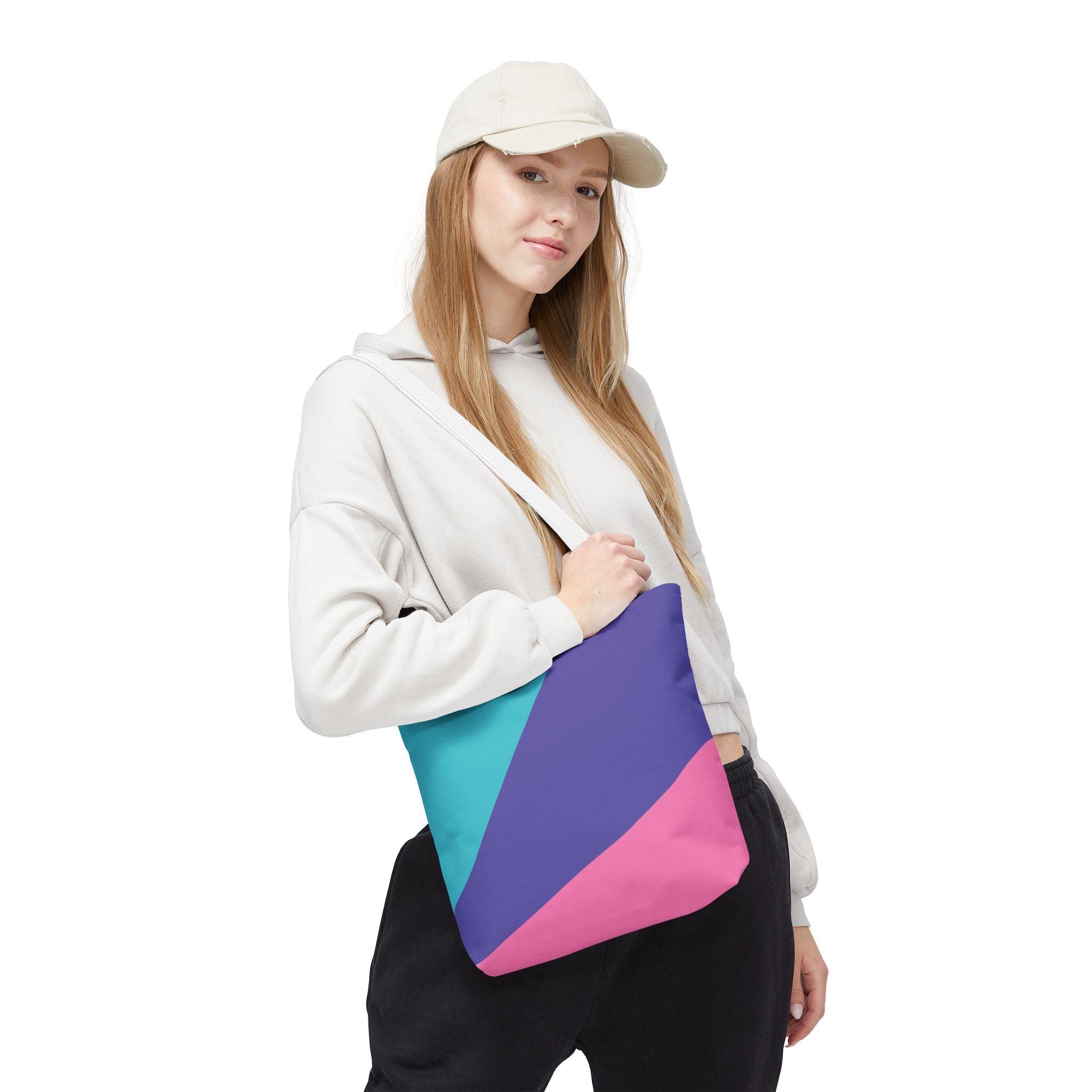 Colorblock Tote Bag