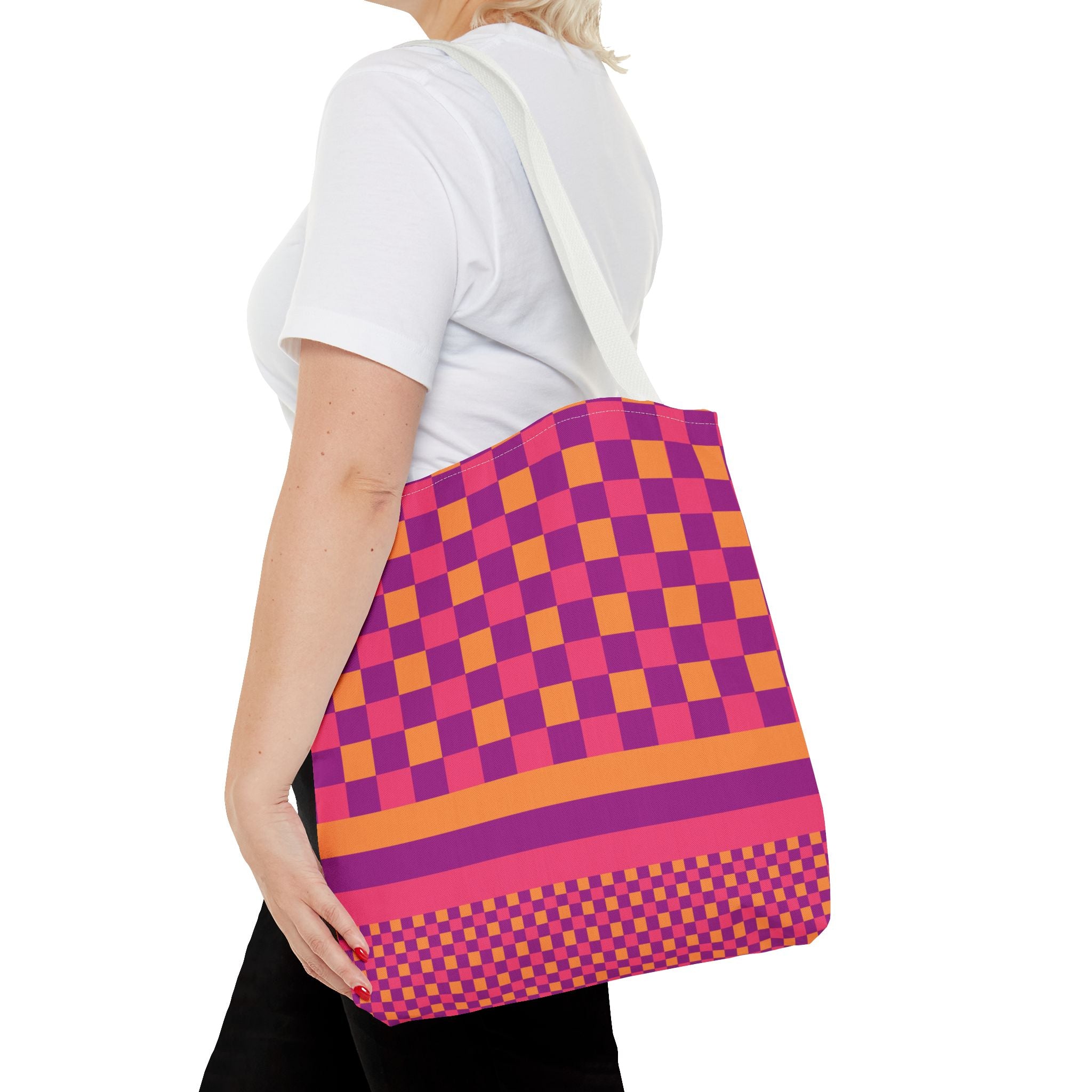 Colorblock Tote Bag