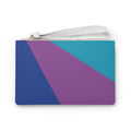 Retro Colorblock Clutch Bag | 80s & 90s Inspired
