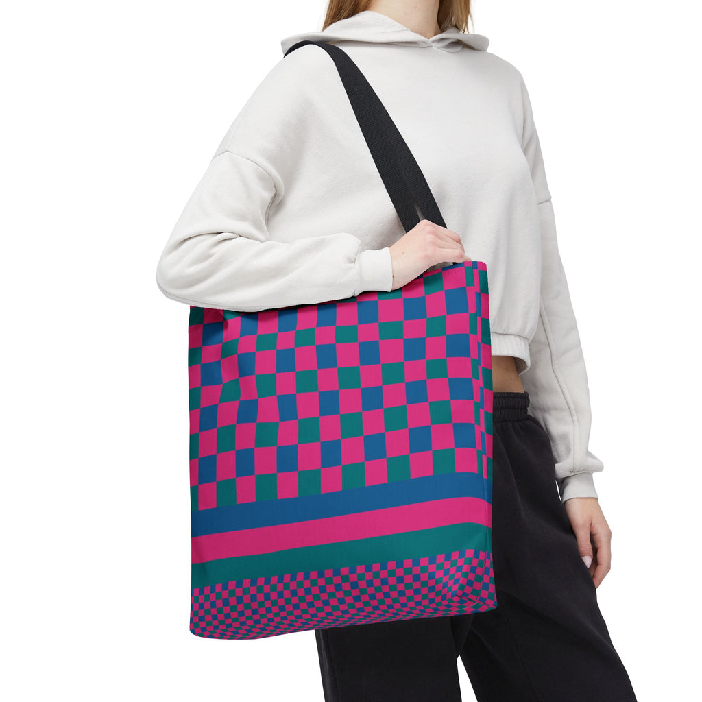 Colorblock Tote Bag