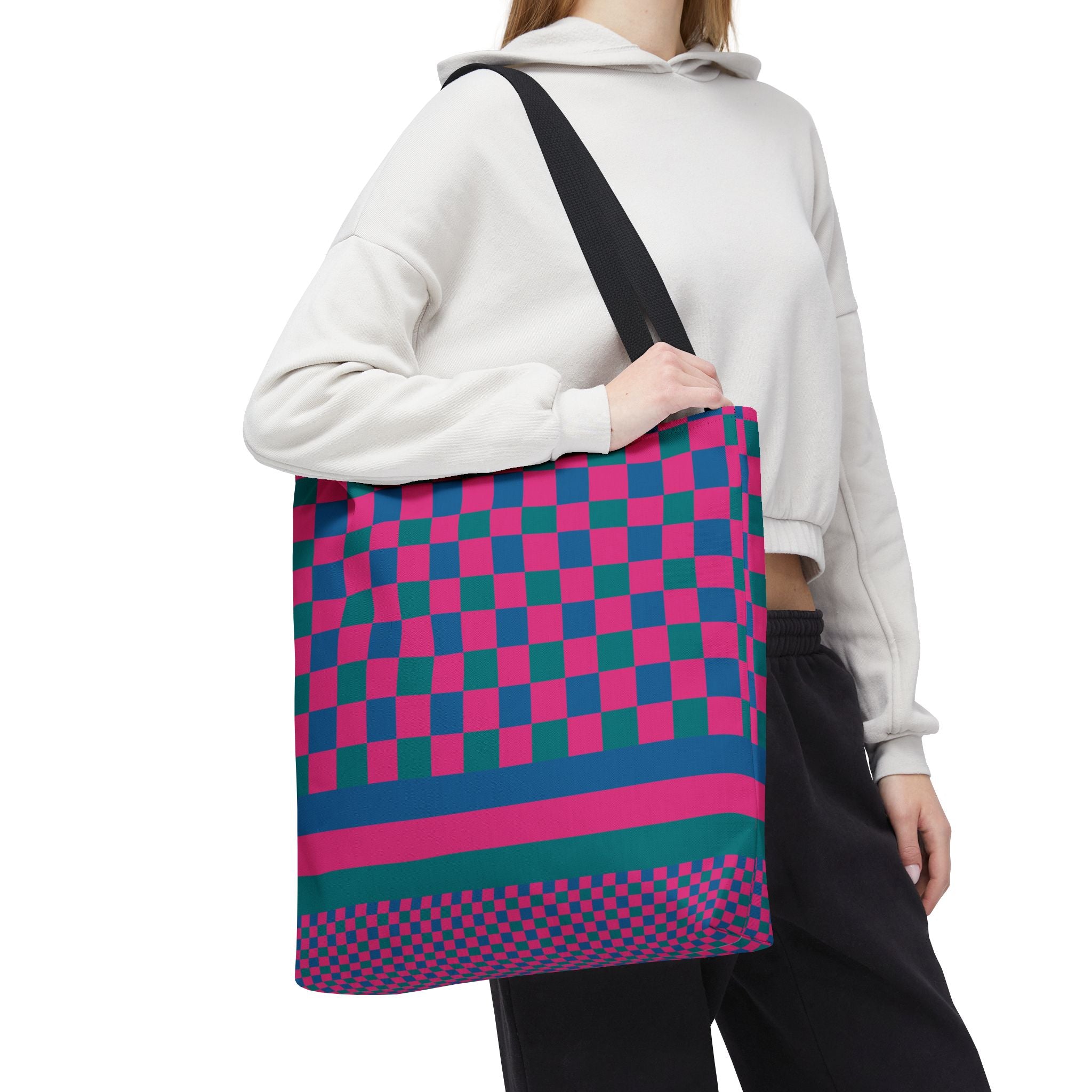 Colorblock Tote Bag
