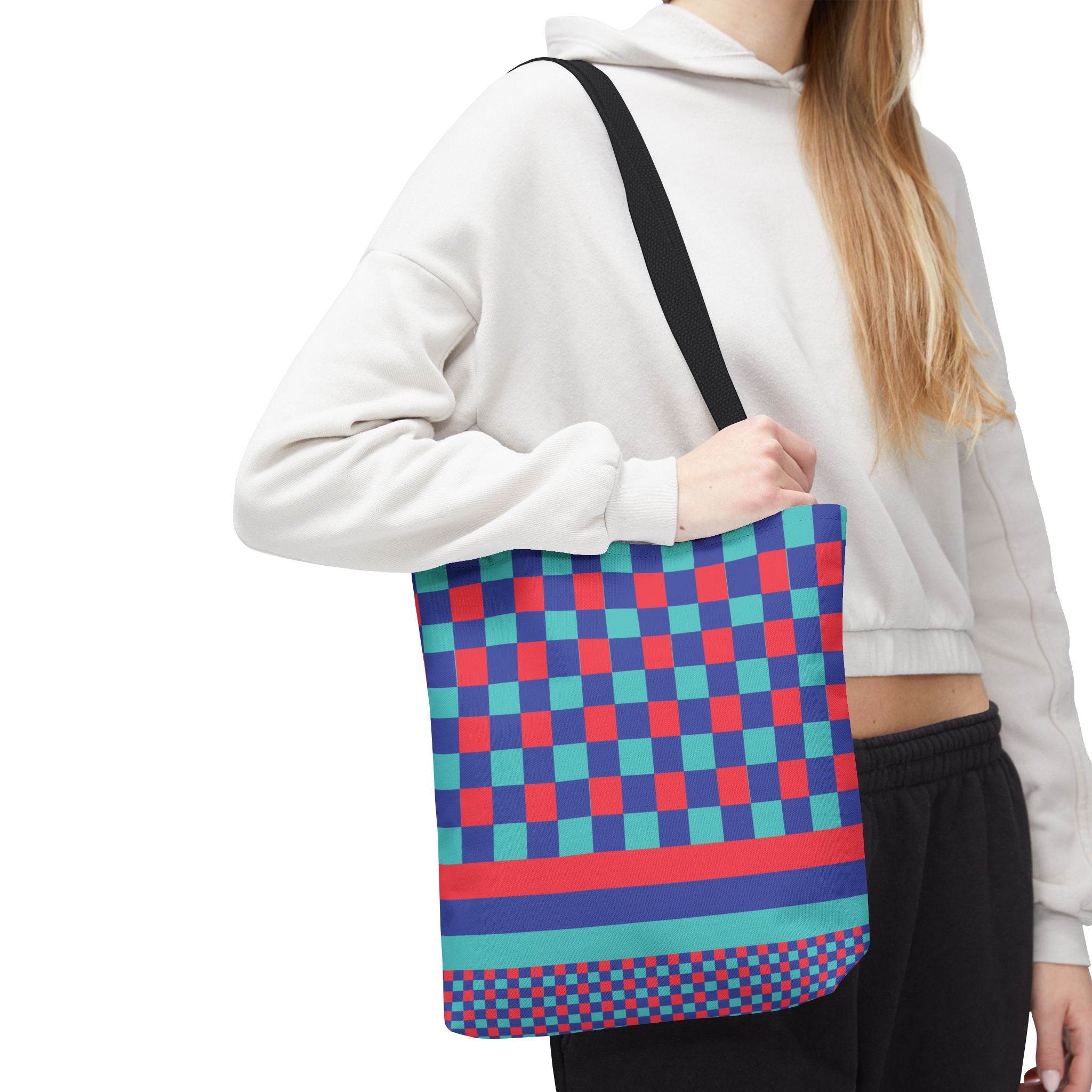 Colorblock Tote Bag