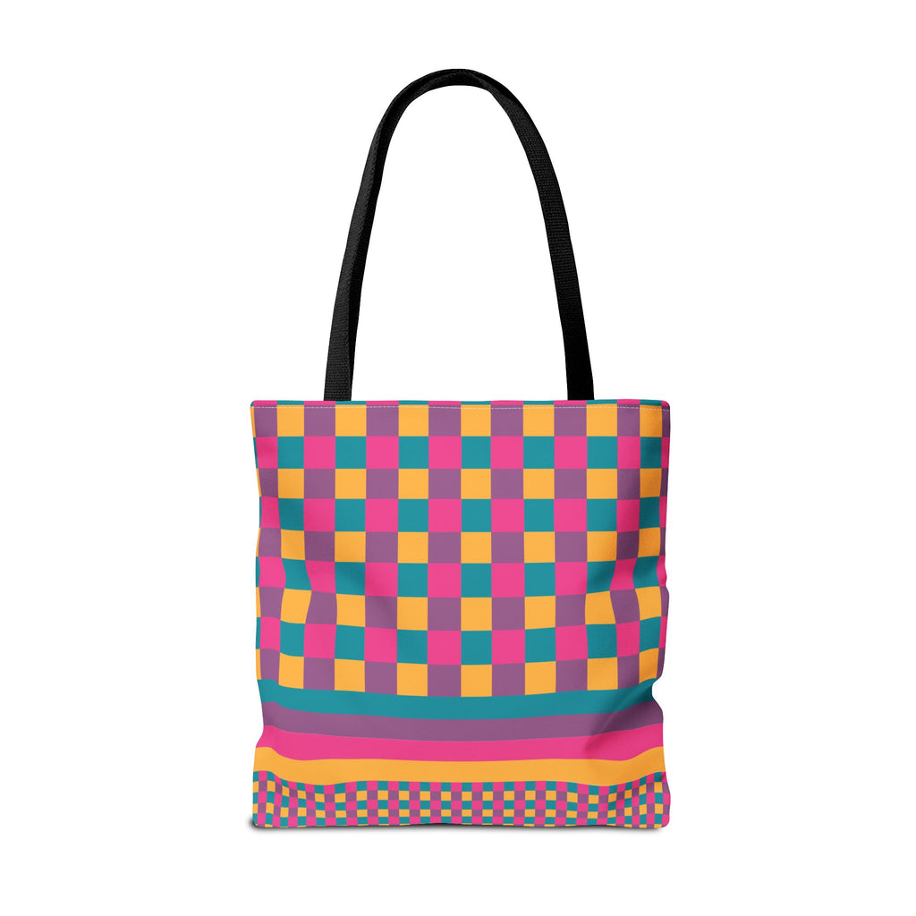 Colorblock Tote Bag