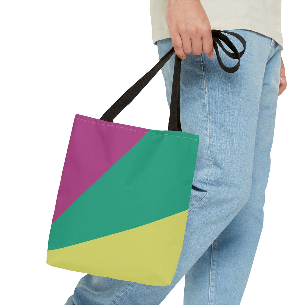 Colorblock Tote Bag
