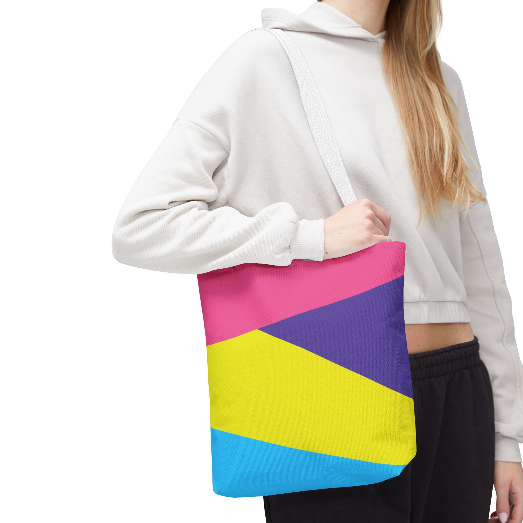 Colorblock Tote Bag
