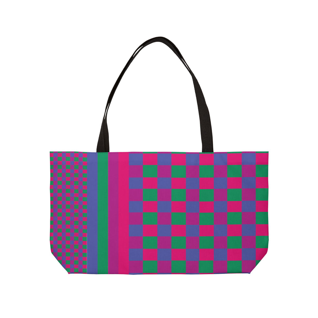 Colorblock Tote Bag