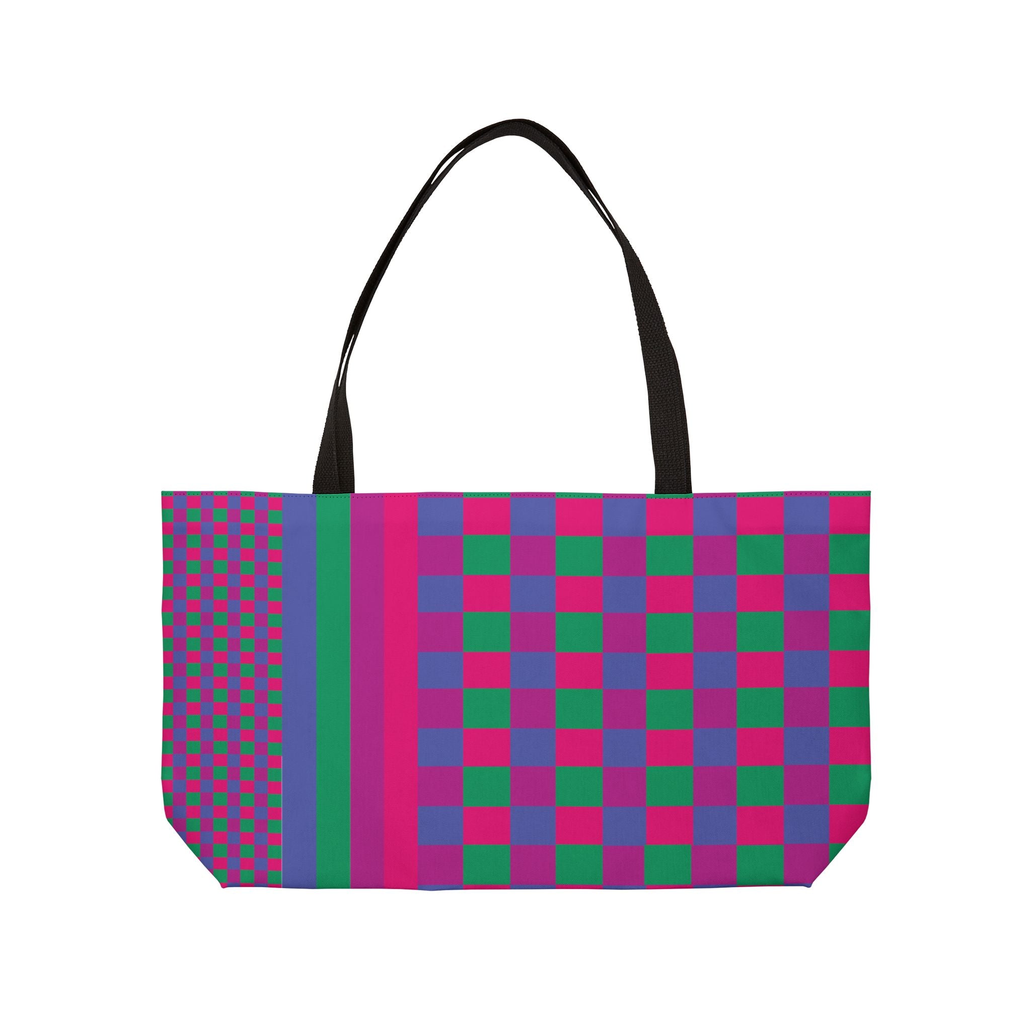 Colorblock Tote Bag