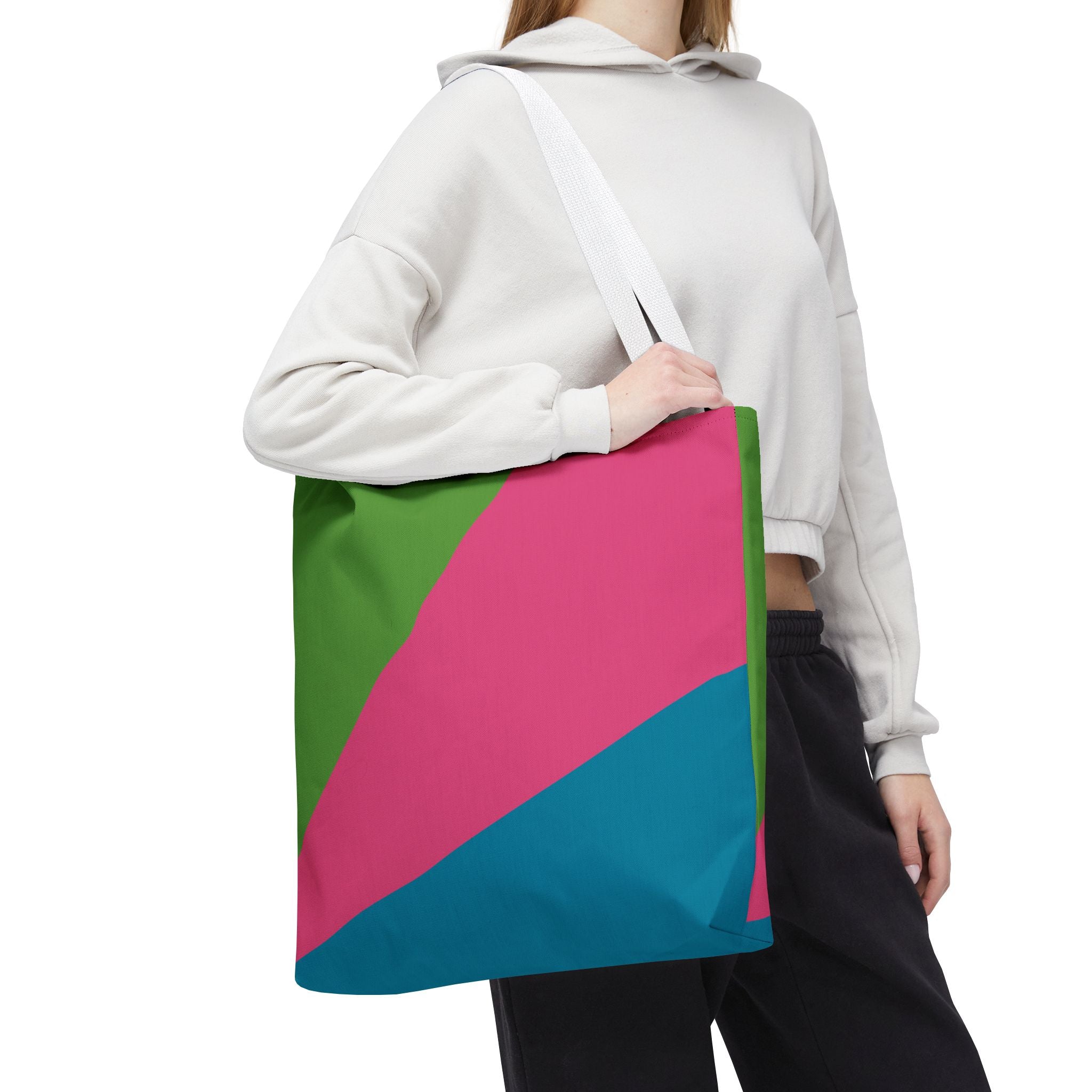 Colorblock Tote Bag