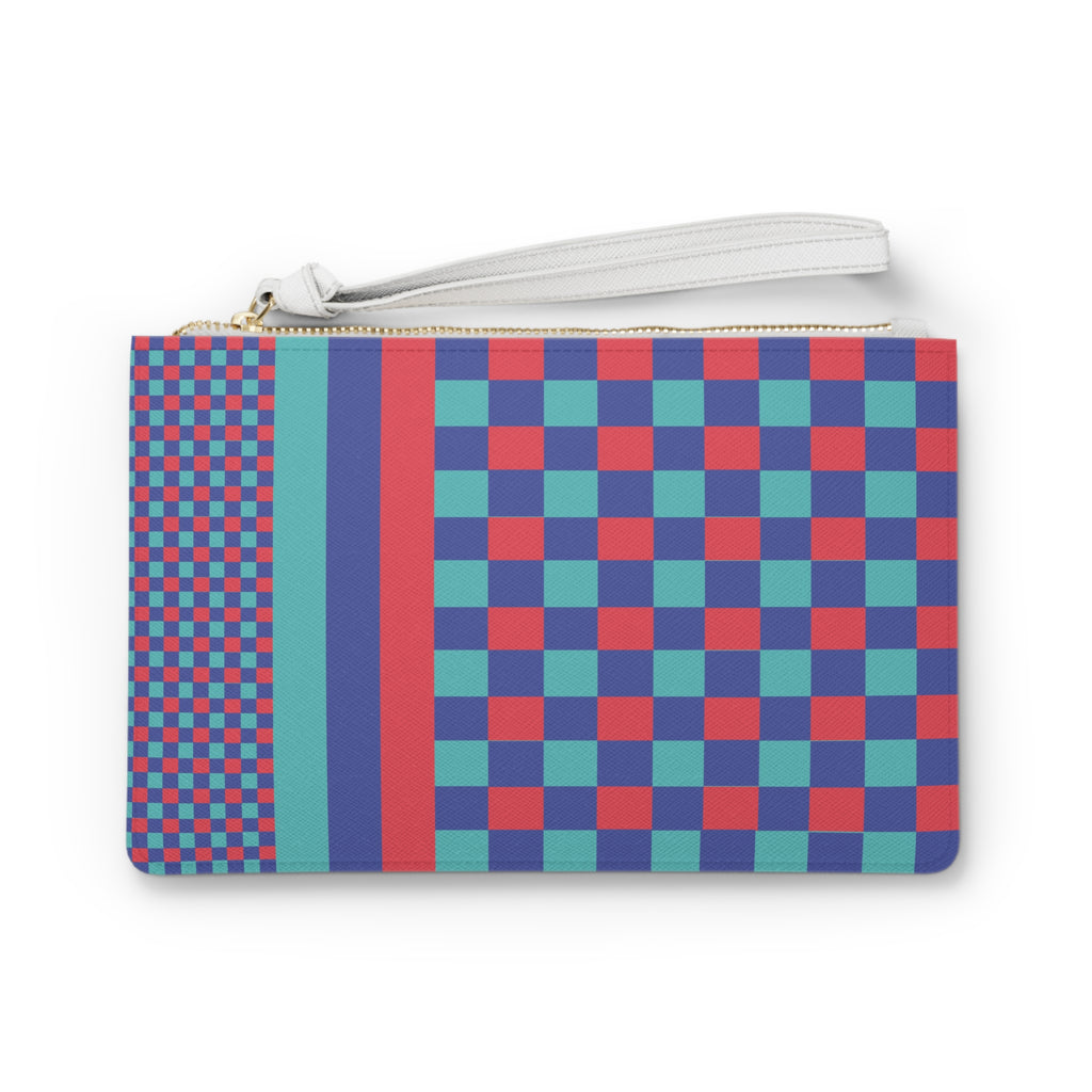 Colorblock Clutch Bag