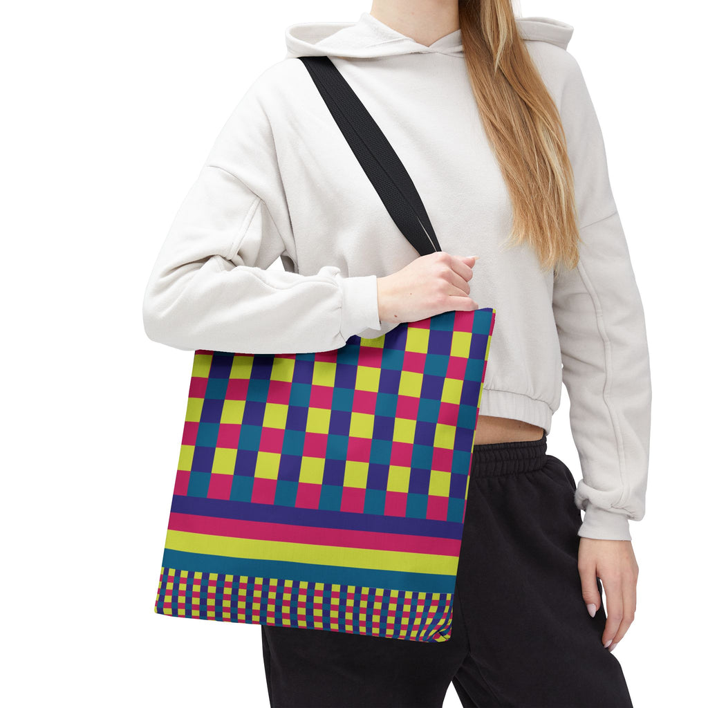 Colorblock Tote Bag