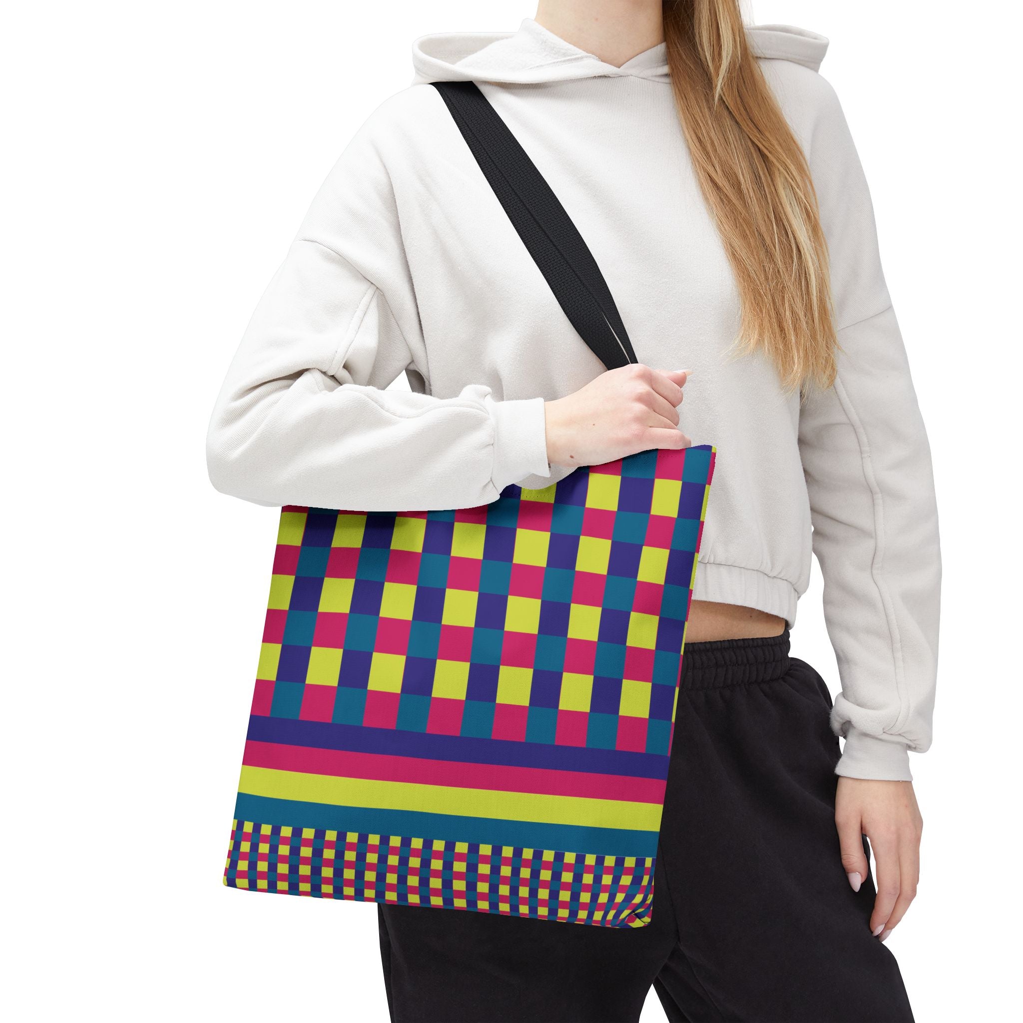 Colorblock Tote Bag