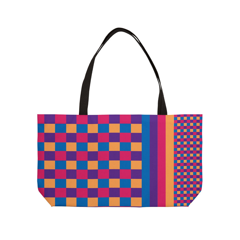 Colorblock Tote Bag