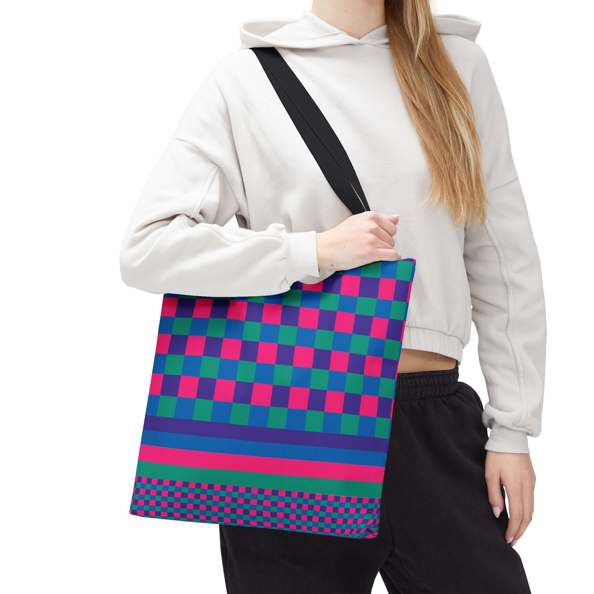 Colorblock Tote Bag