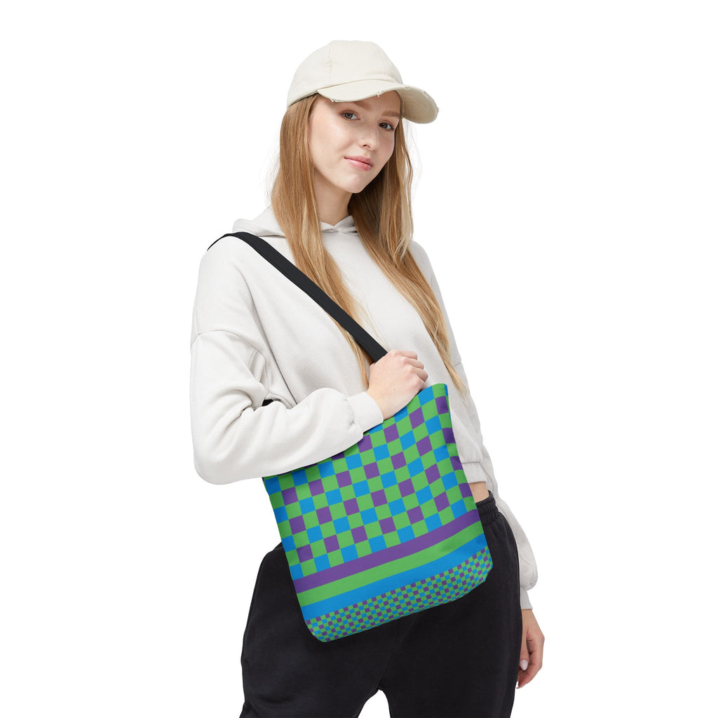 Colorblock Tote Bag