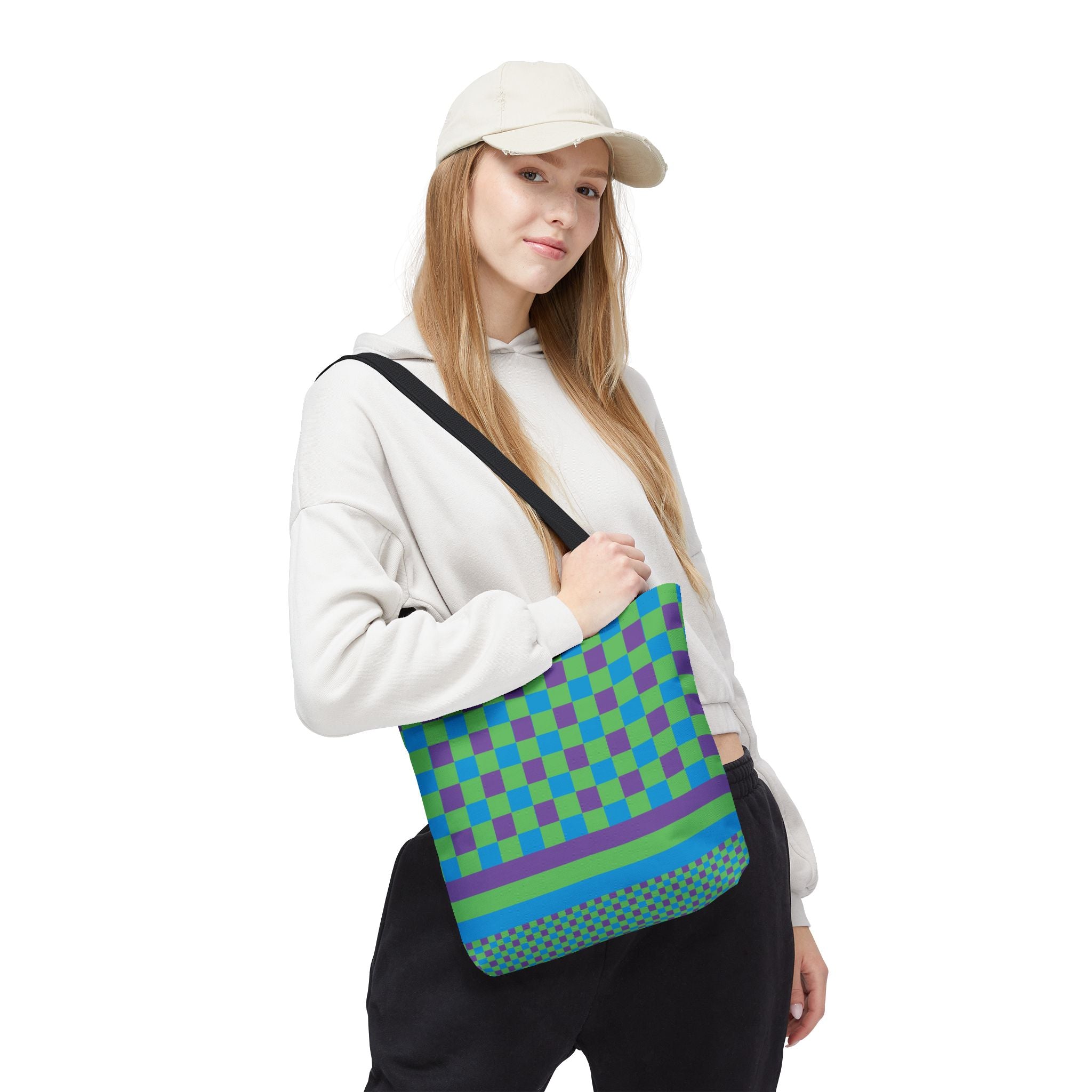 Colorblock Tote Bag