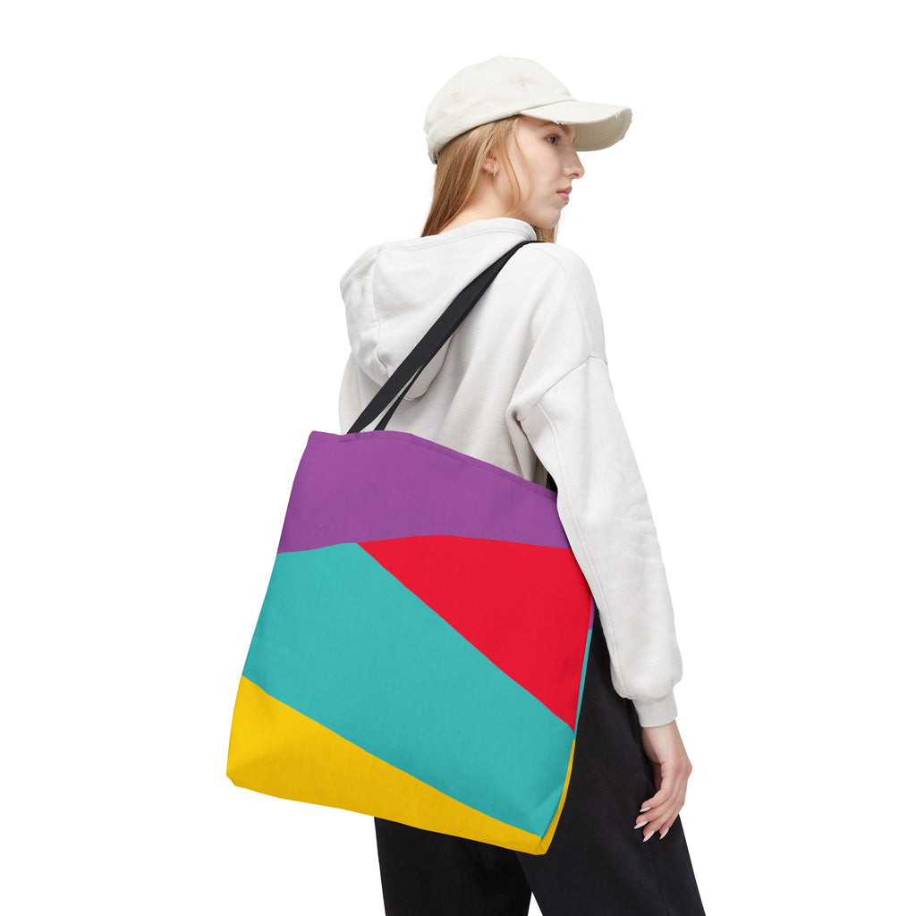 Colorblock Tote Bag