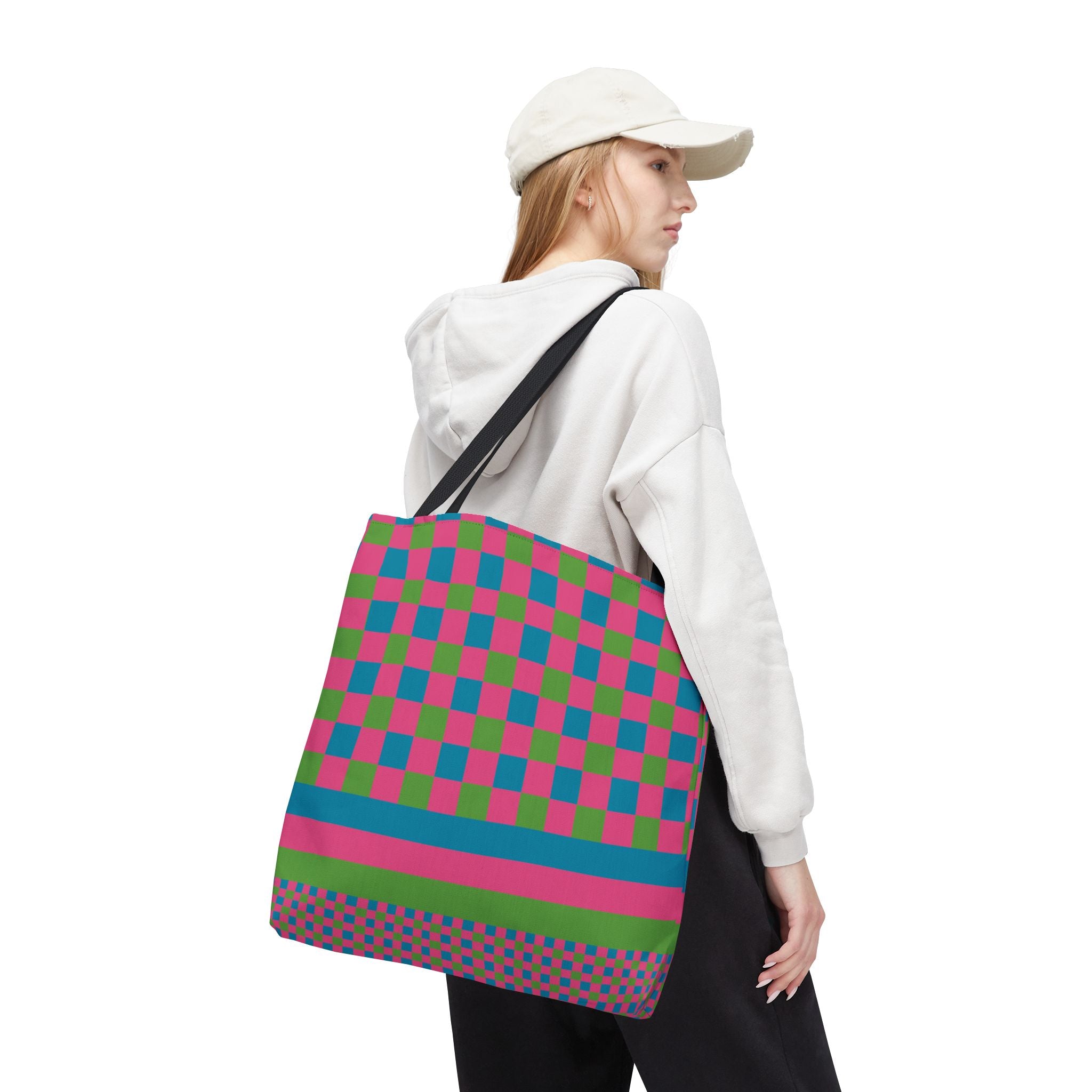 Colorblock Tote Bag