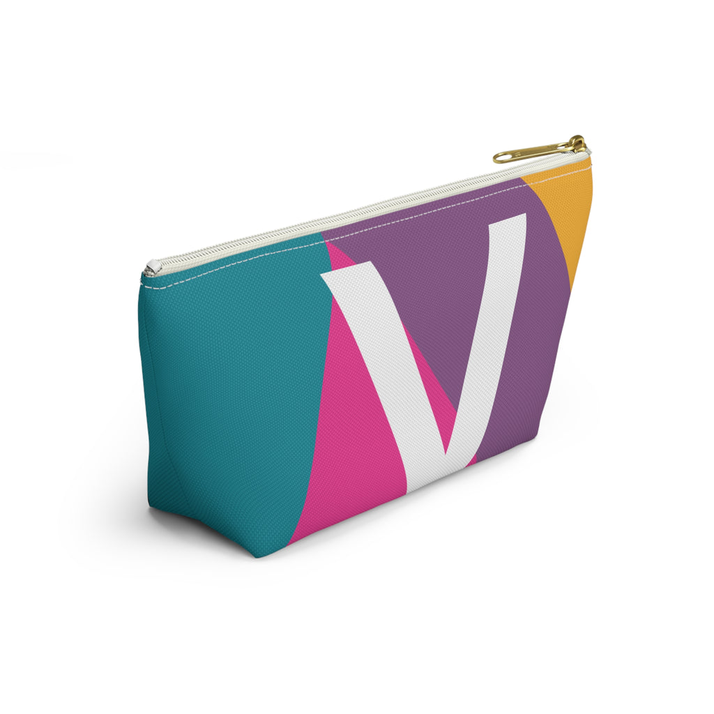 Colorblock Accessory Pouch — Monogram V T-Bottom Cosmetic Bag