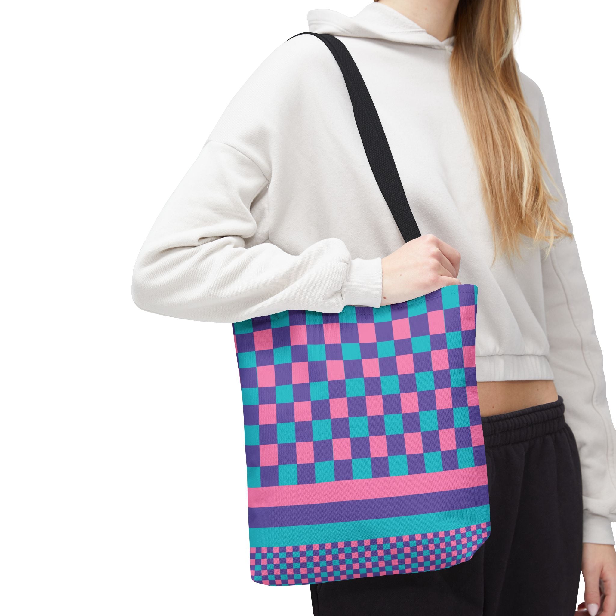 Colorblock Tote Bag