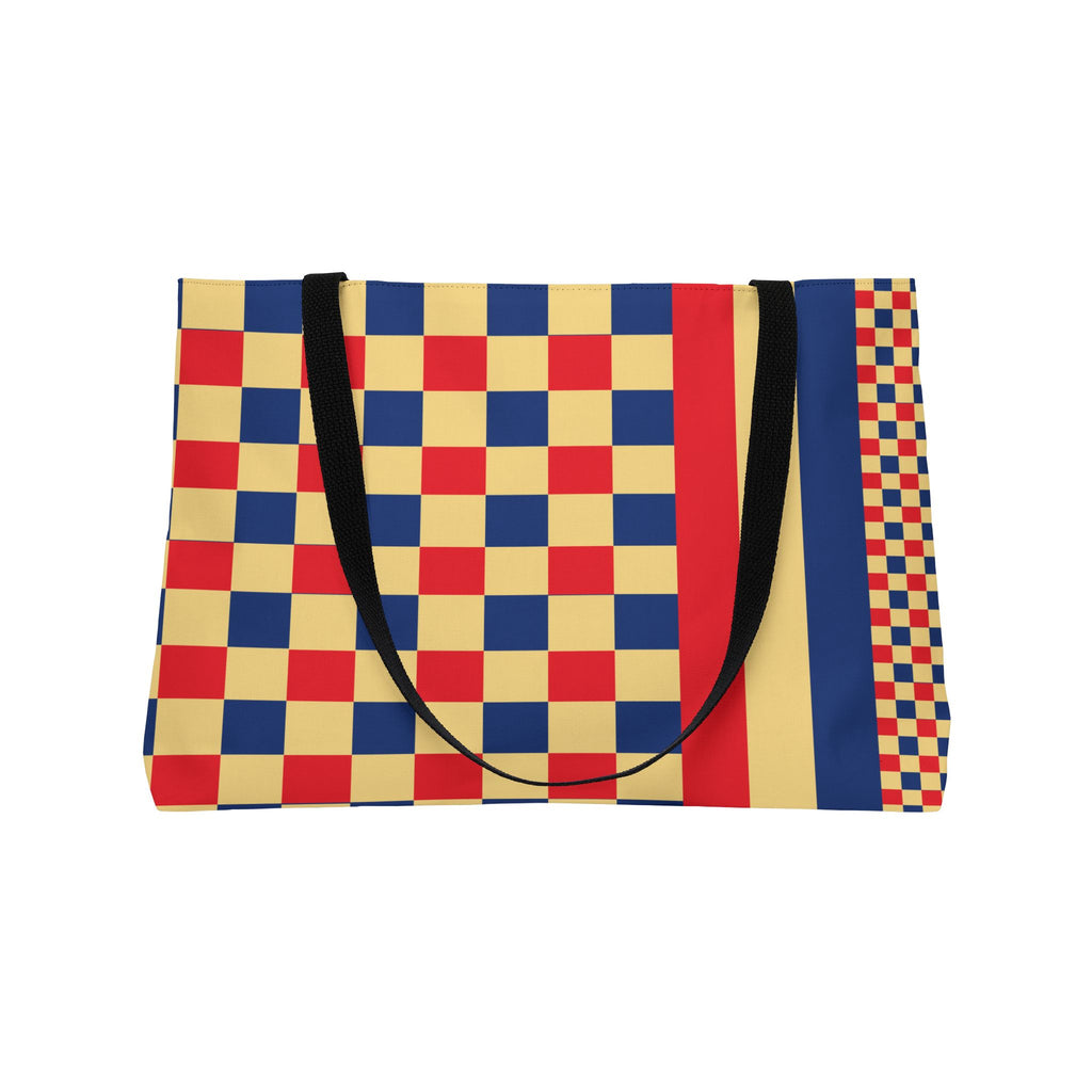 Colorblock Tote Bag