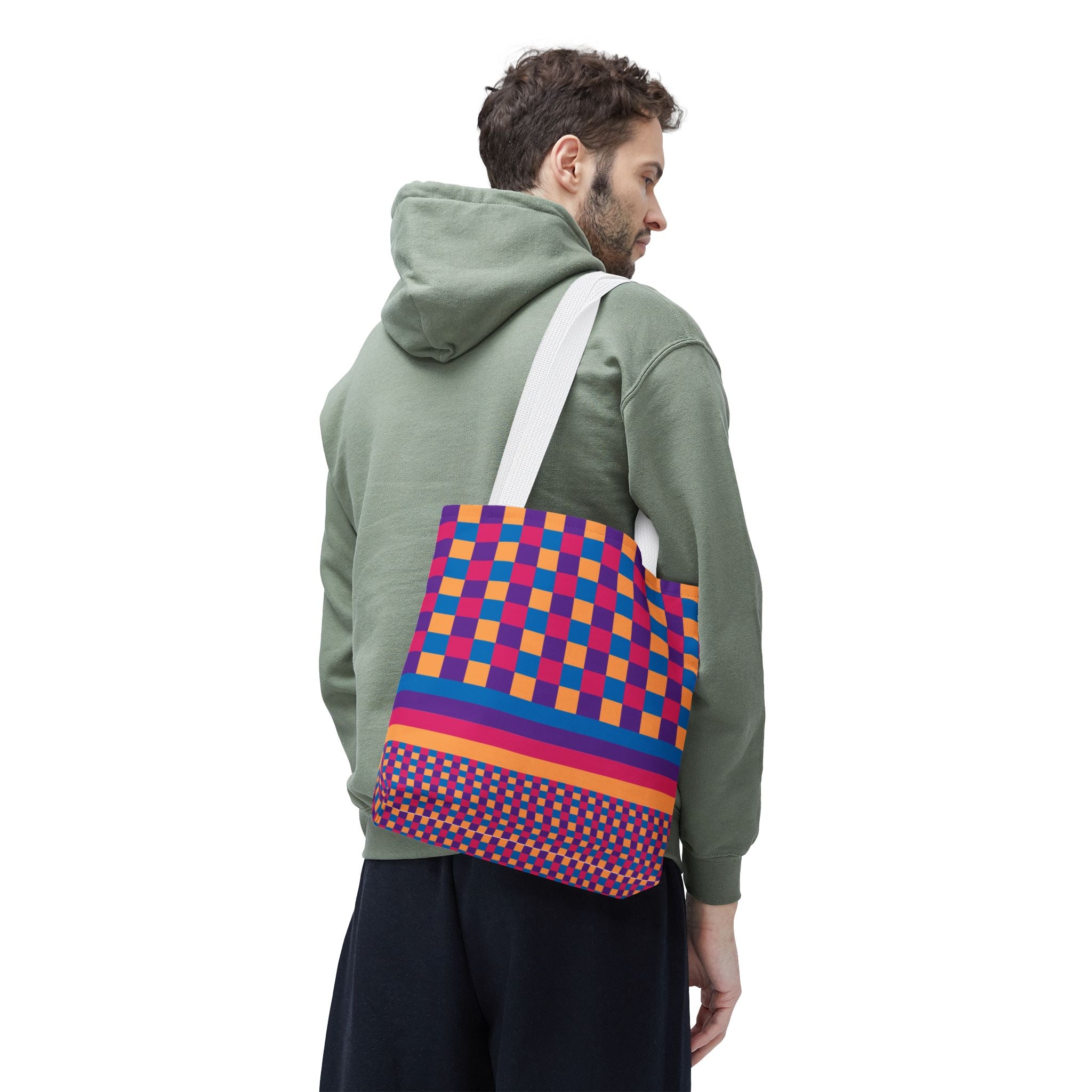 Colorblock Tote Bag
