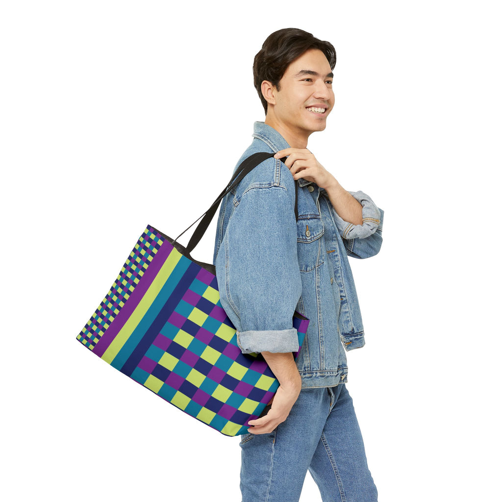 Colorblock Tote Bag