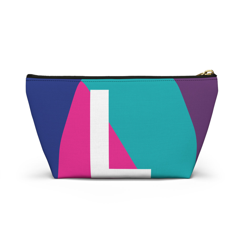 Colorblock Accessory Pouch — Monogram L T-Bottom Cosmetic Bag