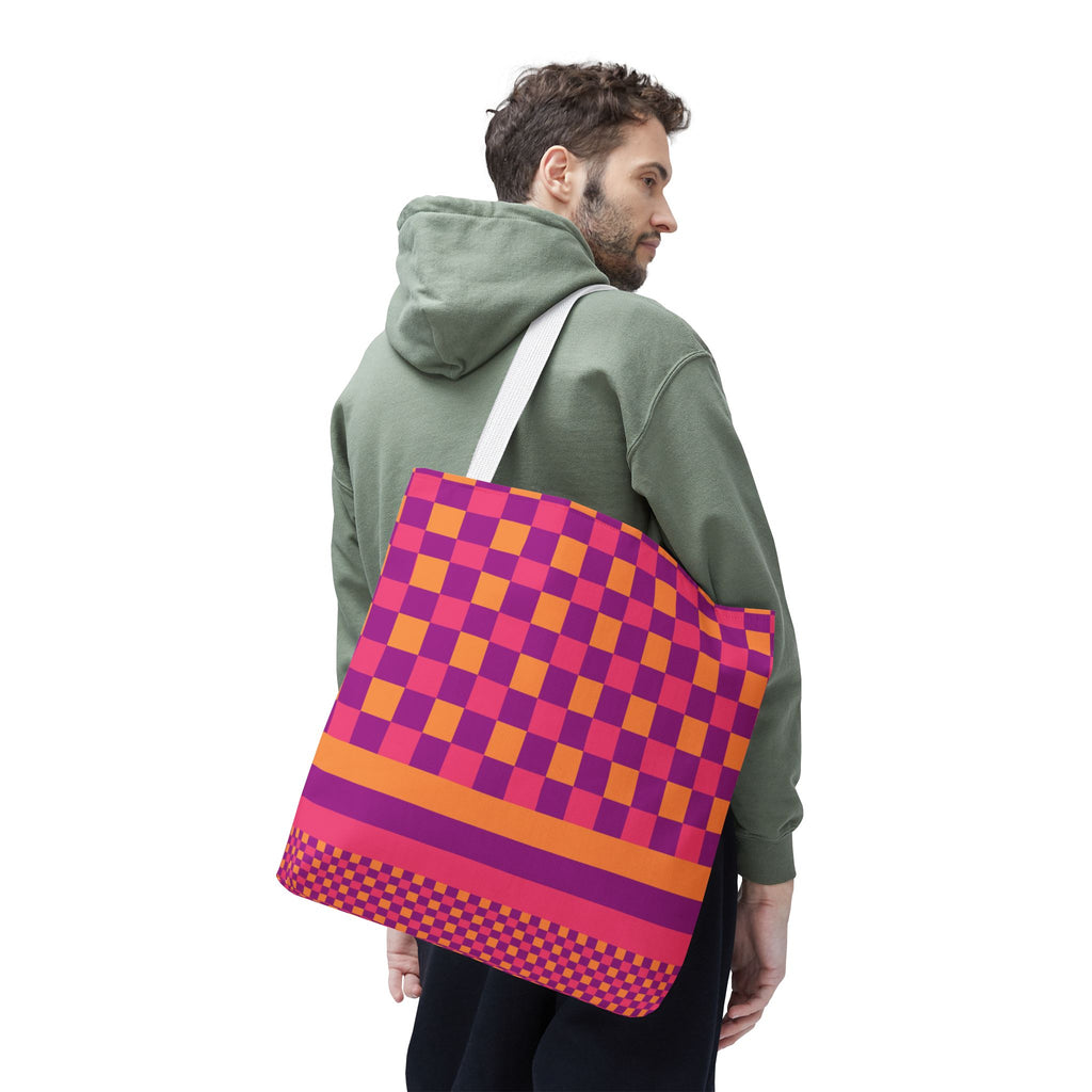 Colorblock Tote Bag
