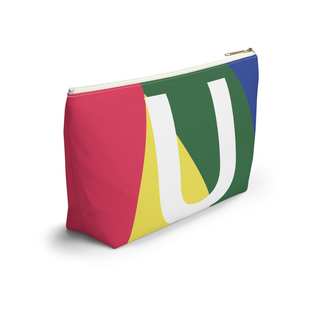 Colorblock Accessory Pouch — Monogram U T-Bottom Cosmetic Bag