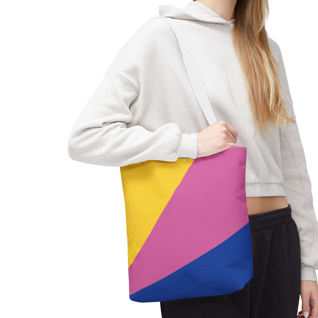 Colorblock Tote Bag