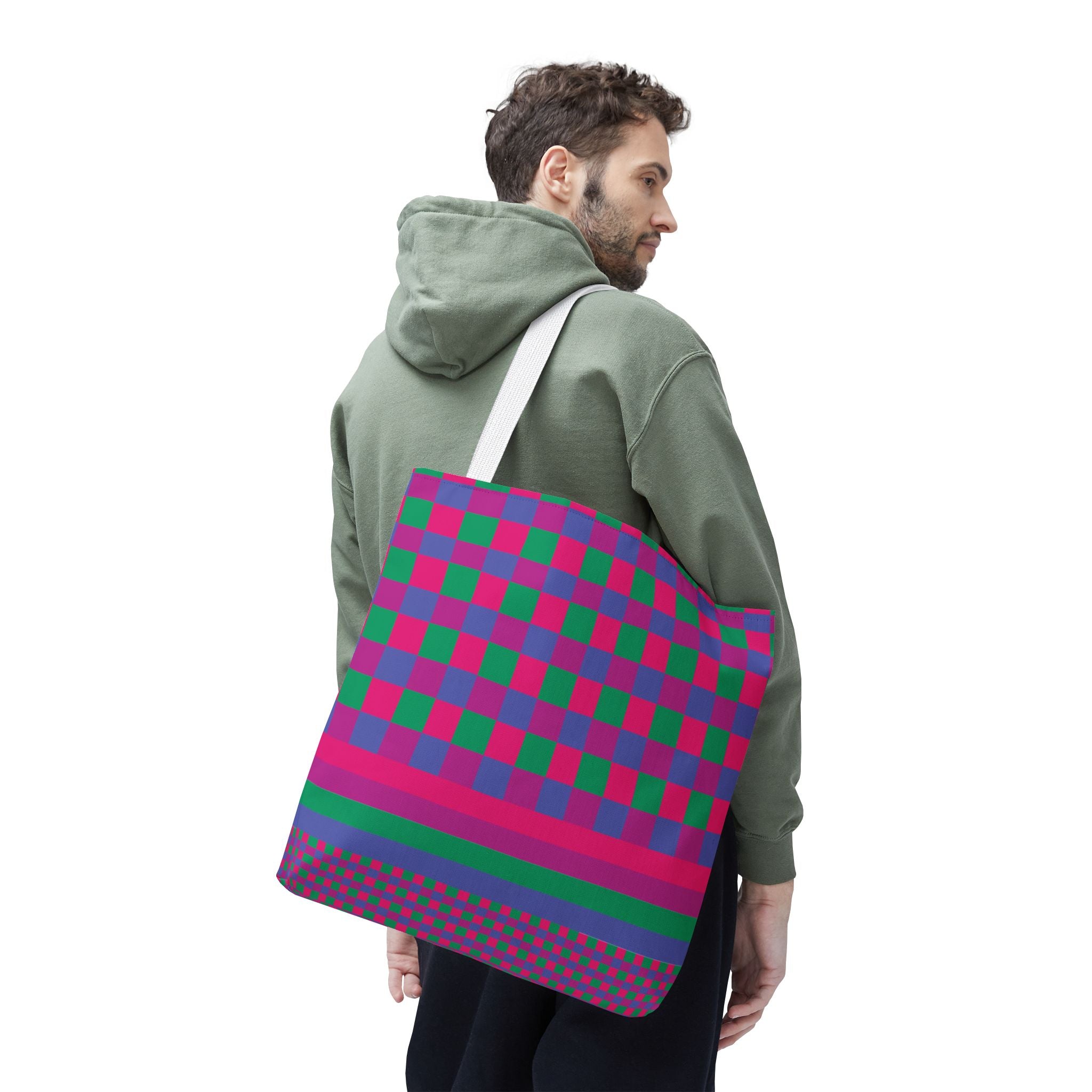 Colorblock Tote Bag