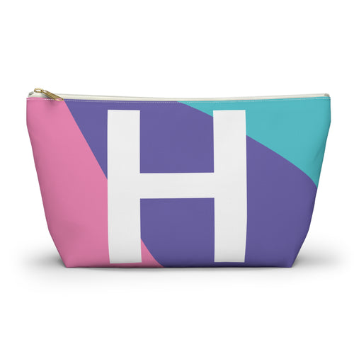 Colorblock Accessory Pouch — Monogram H T-Bottom Cosmetic Bag