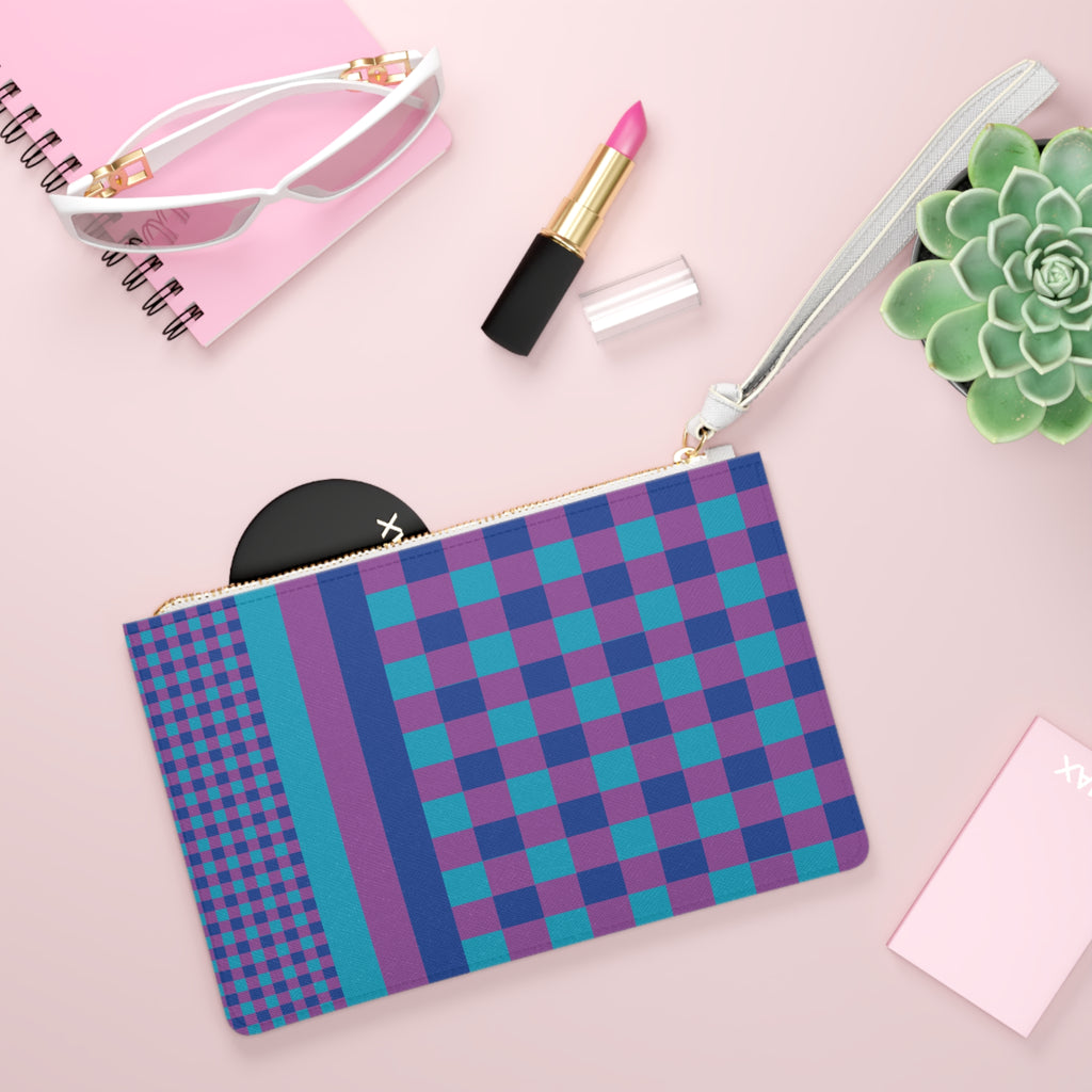 Colorblock Clutch Bag