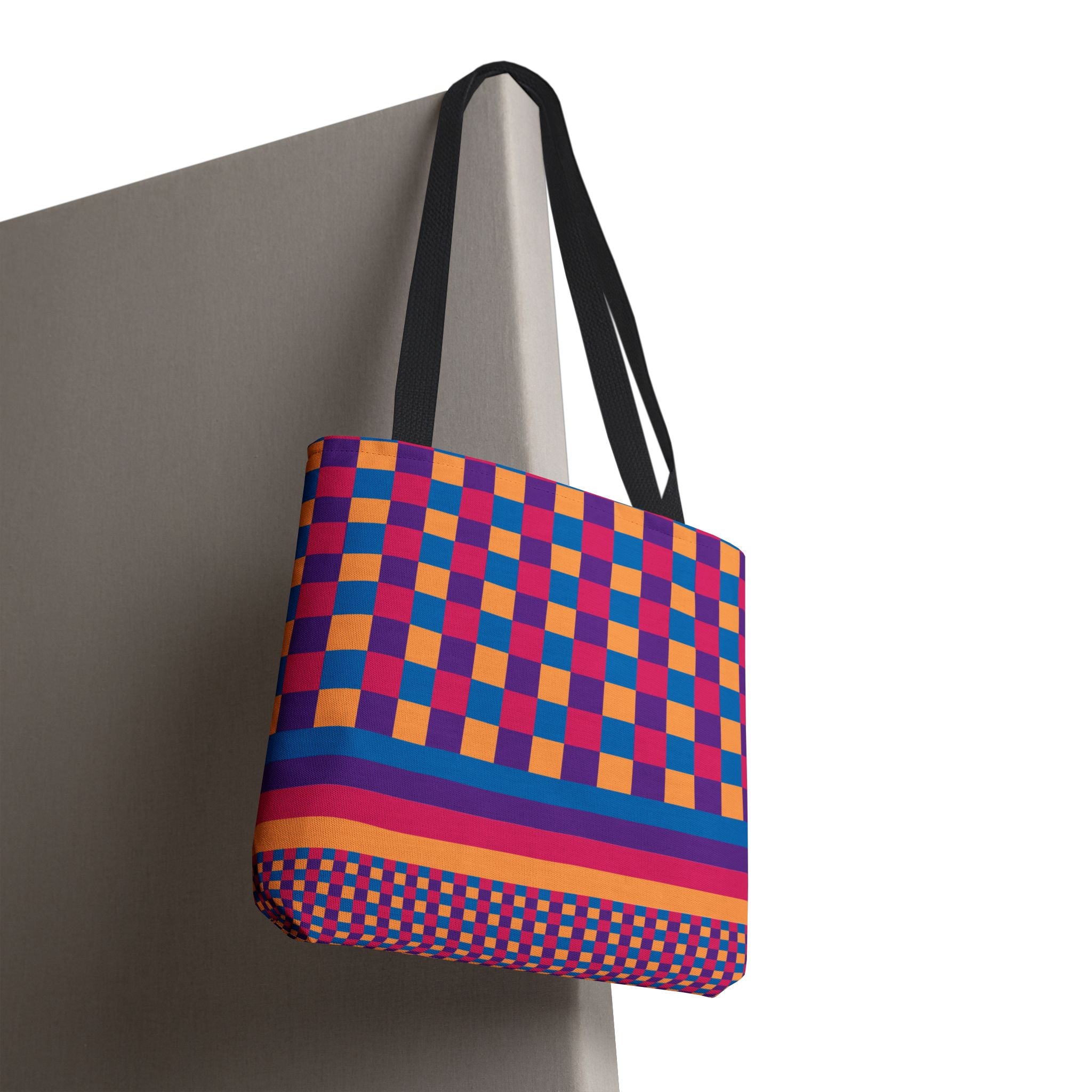 Colorblock Tote Bag