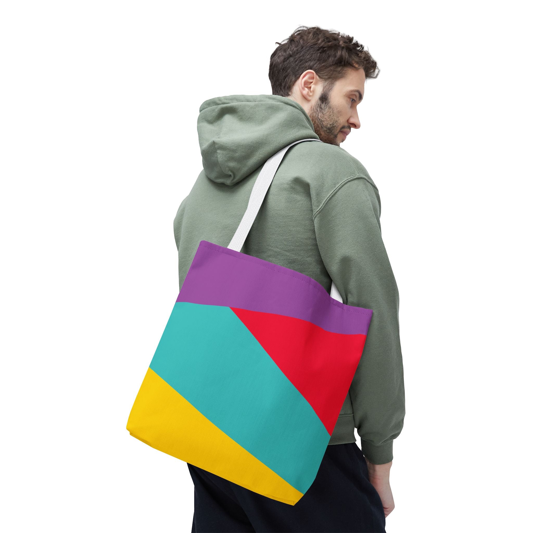 Colorblock Tote Bag