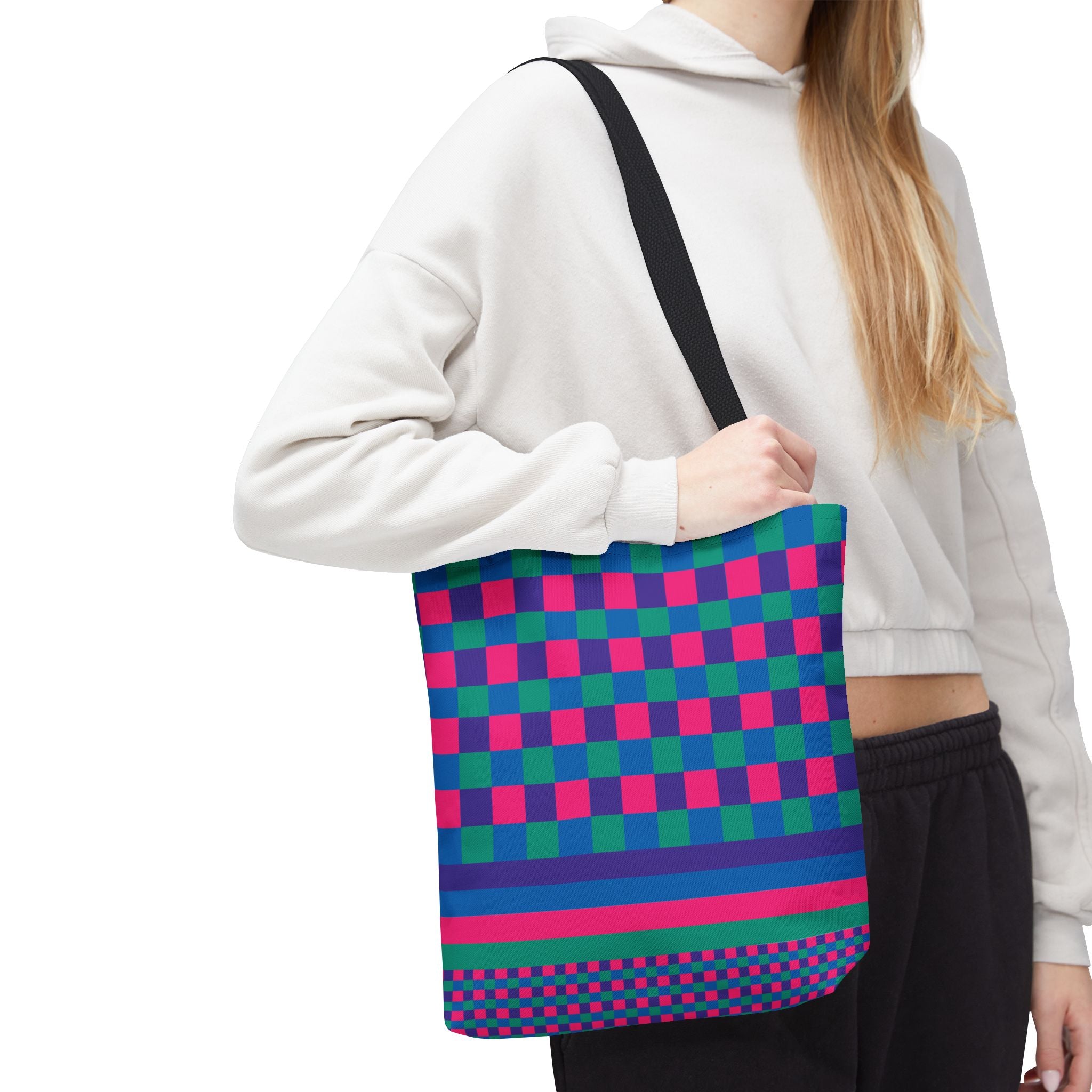 Colorblock Tote Bag