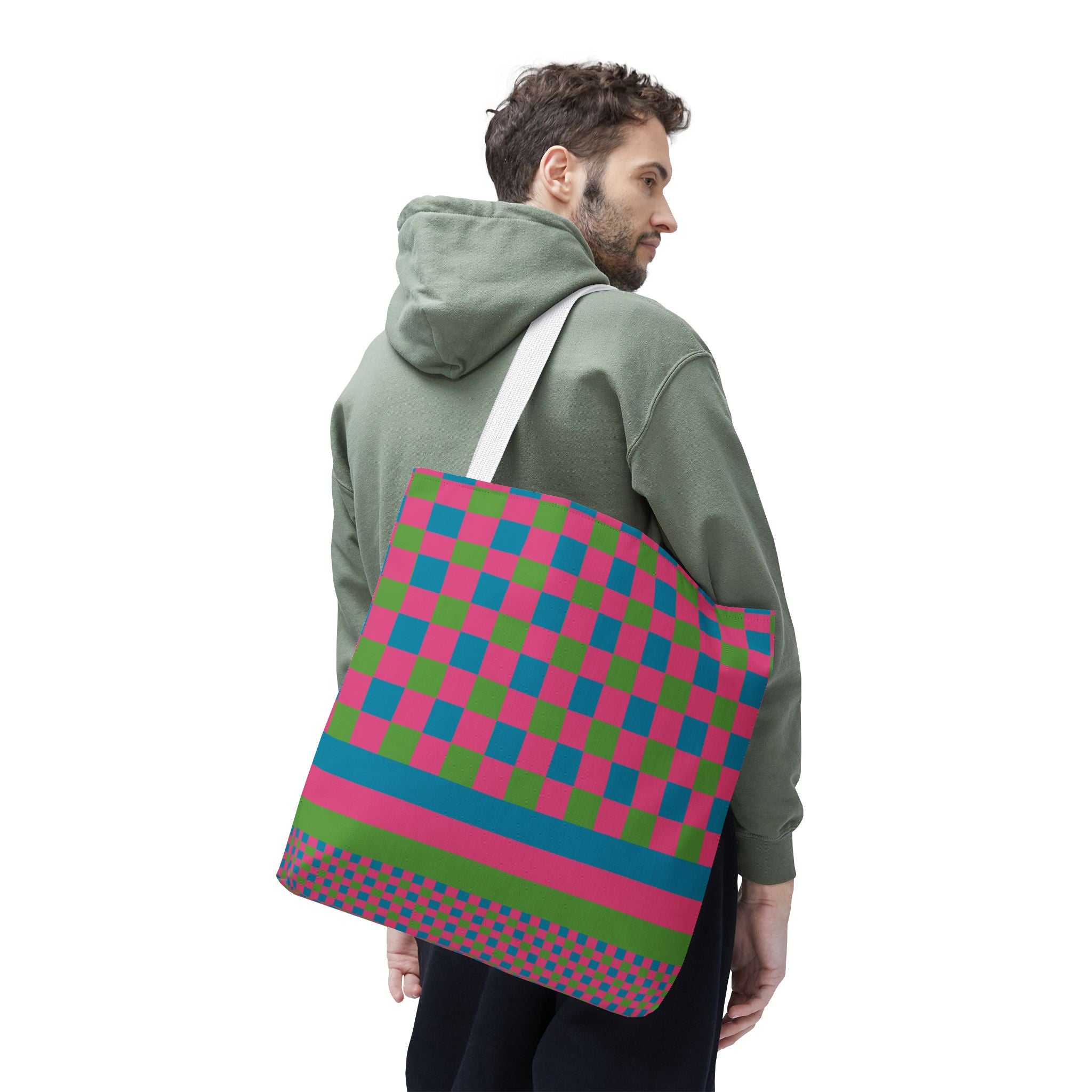Colorblock Tote Bag