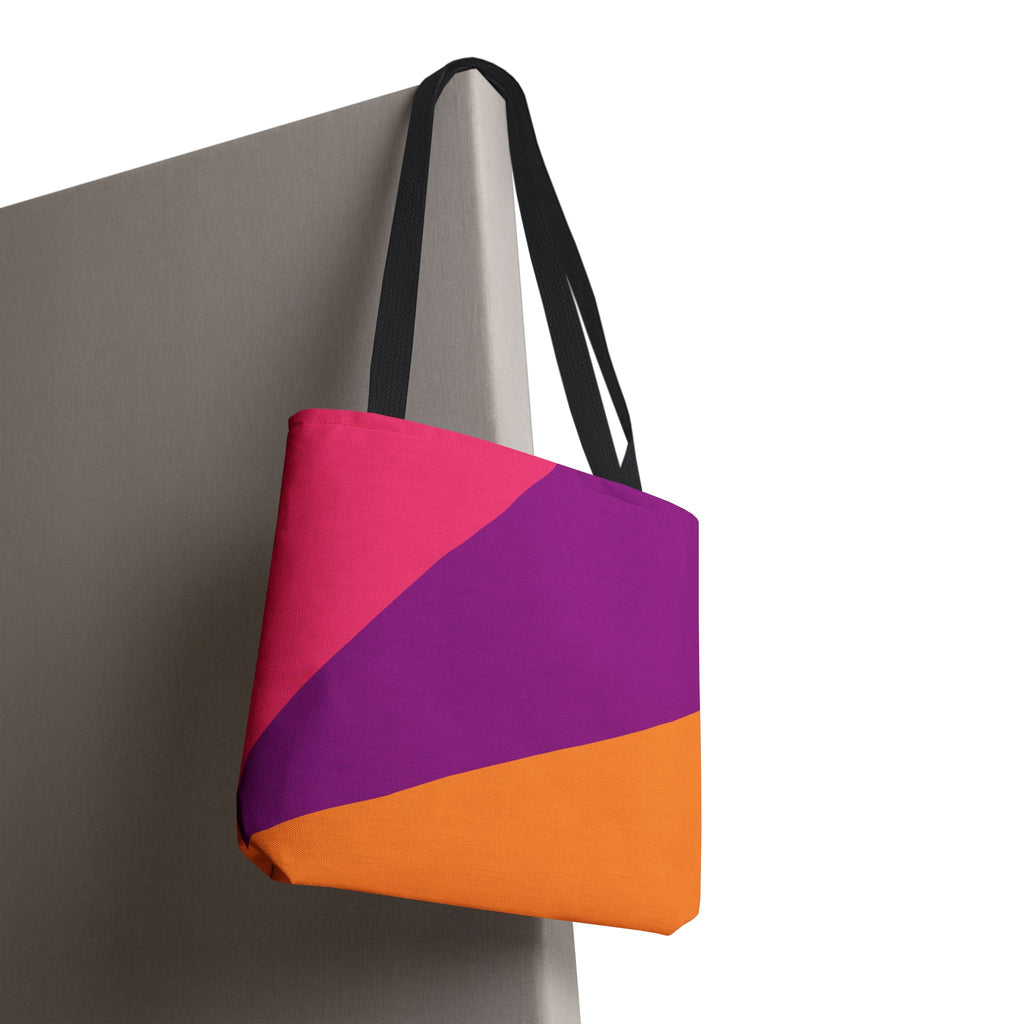 Colorblock Tote Bag