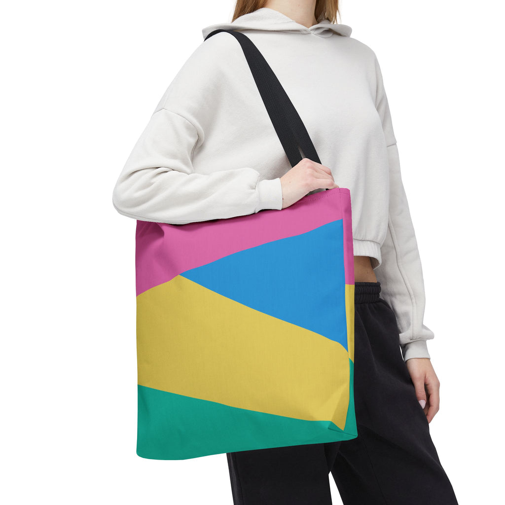 Colorblock Tote Bag