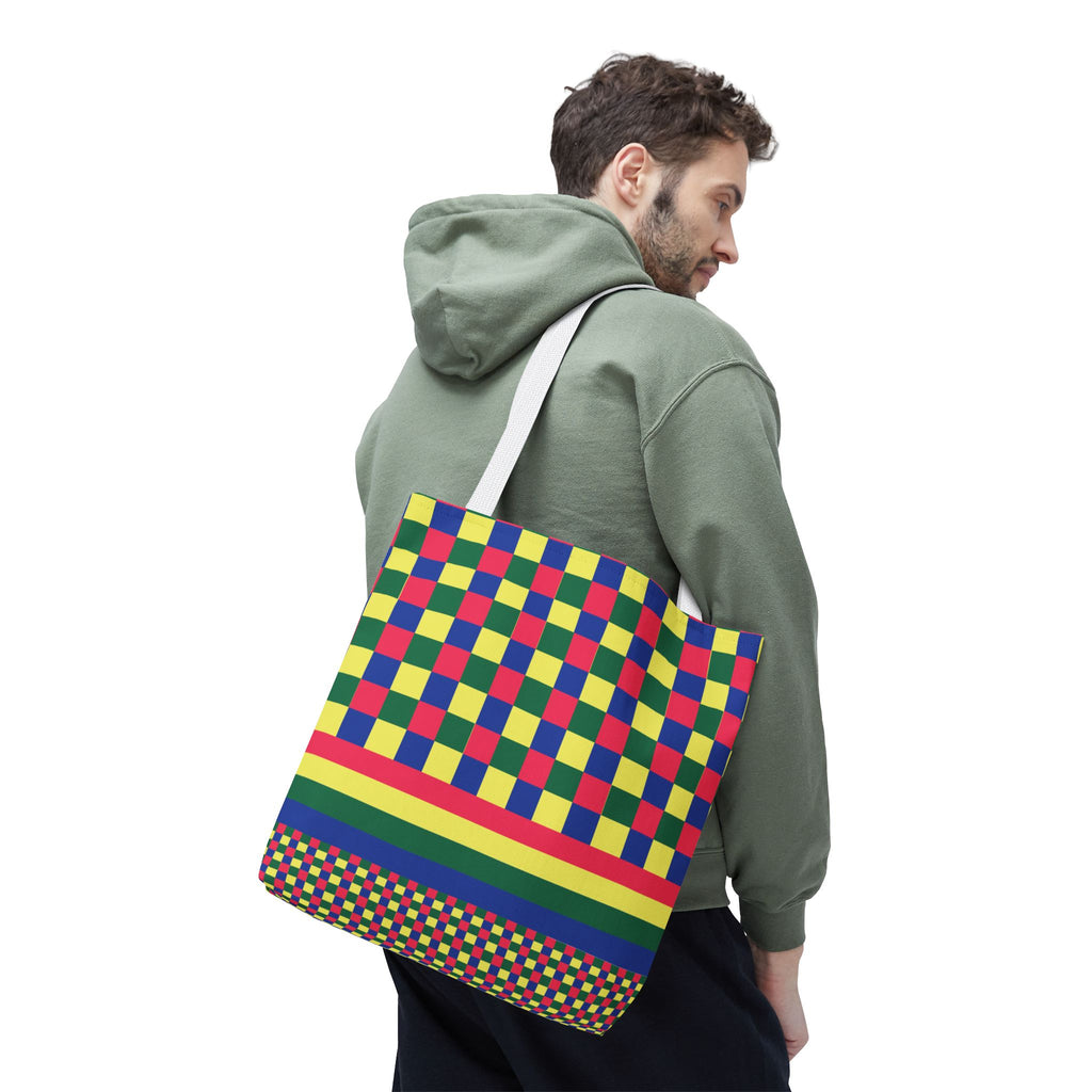 Colorblock Tote Bag