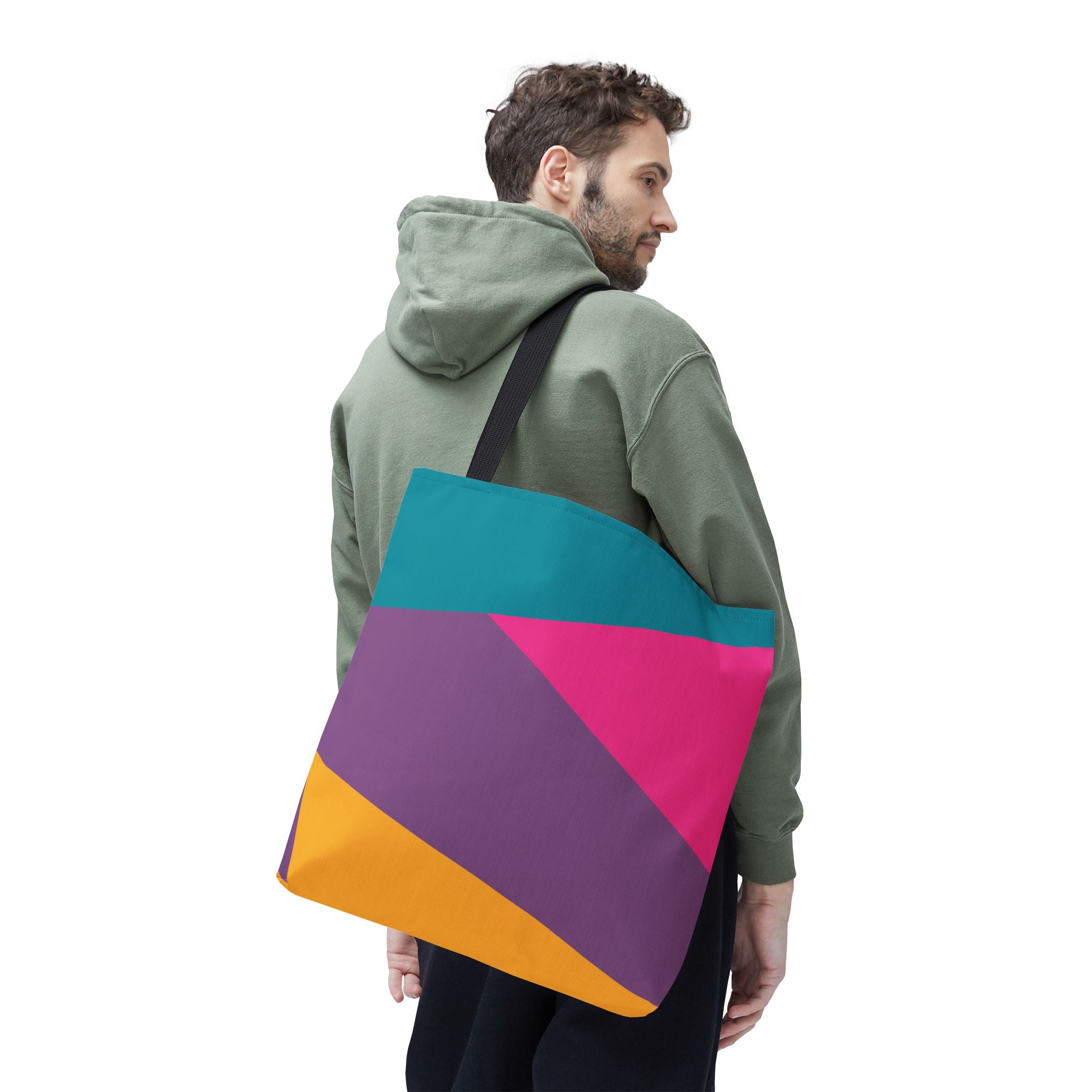 Colorblock Tote Bag