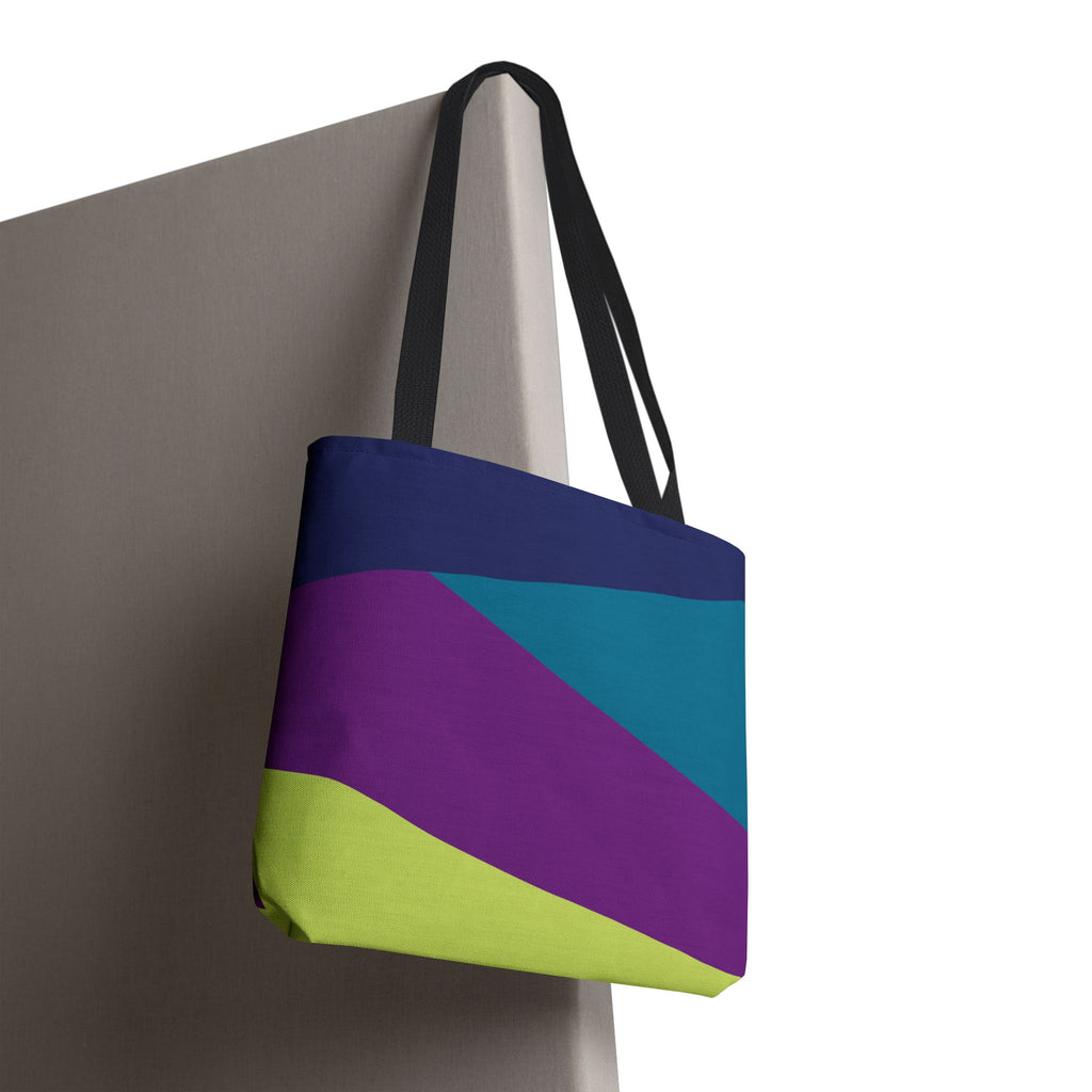 Colorblock Tote Bag