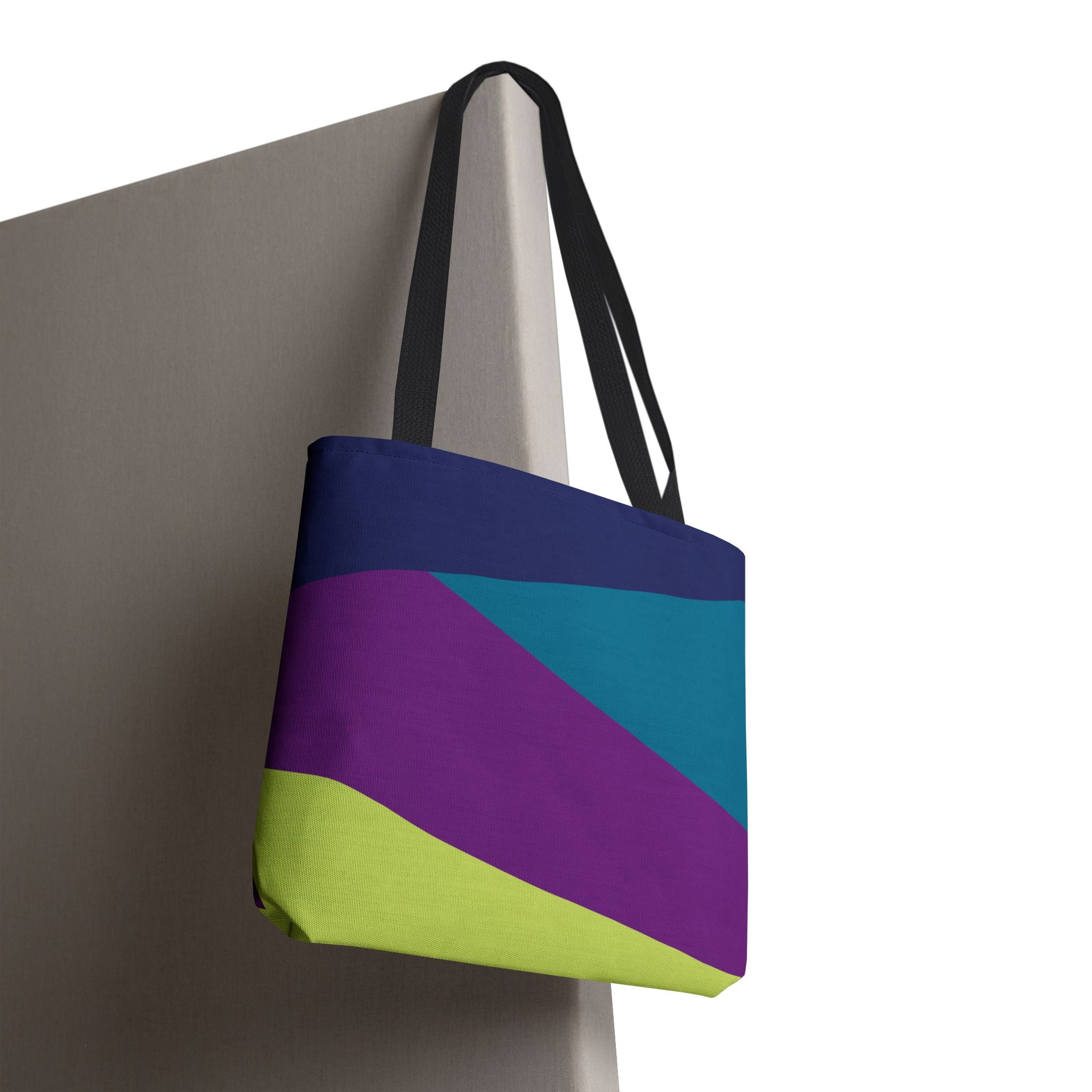 Colorblock Tote Bag