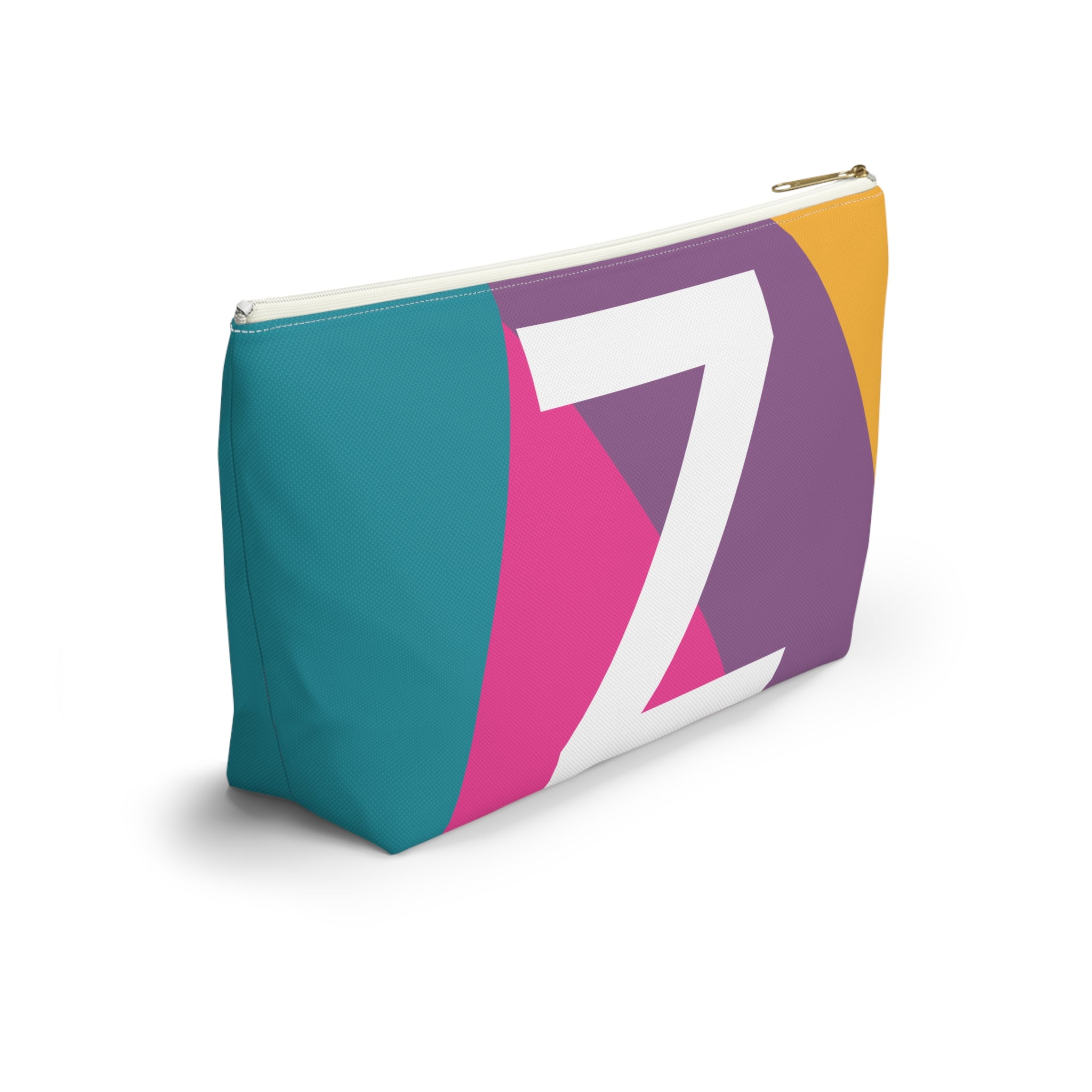 Colorblock Accessory Pouch — Monogram Z T-Bottom Cosmetic Bag
