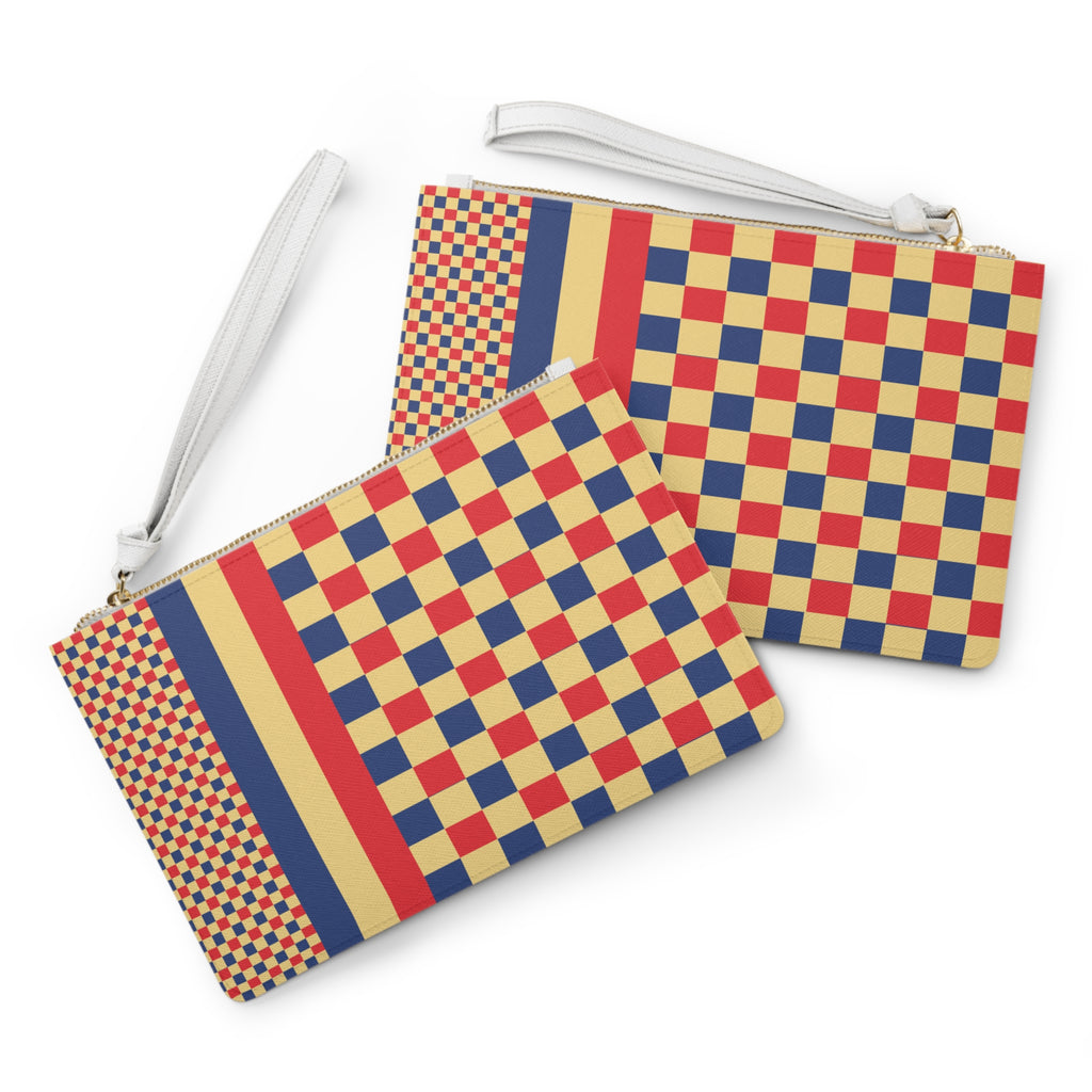 Colorblock Clutch Bag