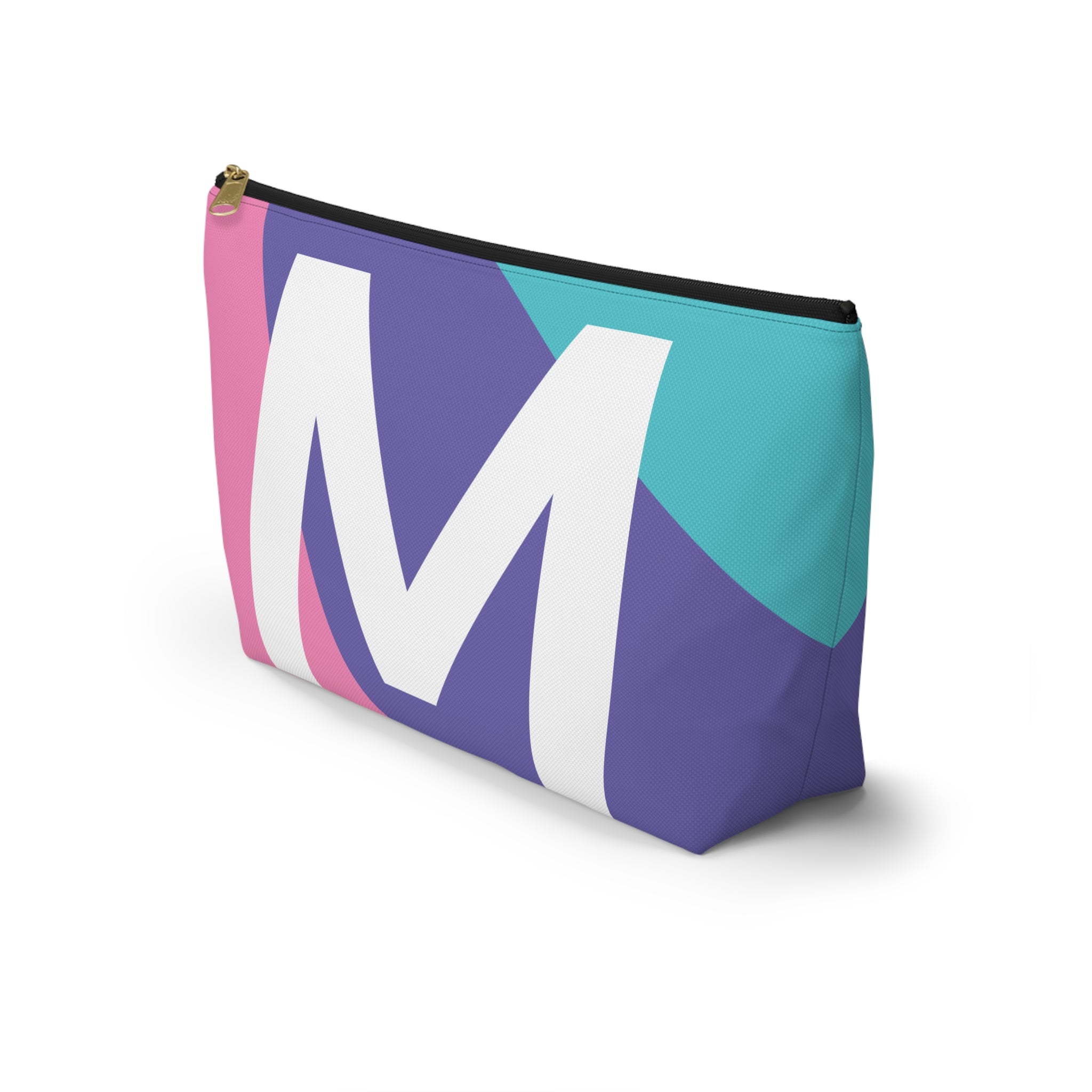 Colorblock Accessory Pouch — Monogram M T-Bottom Cosmetic Bag